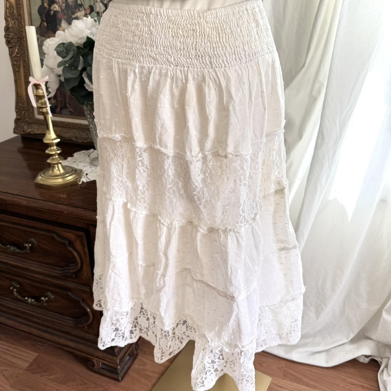 !M?ERFECT Women's Skirt - White/Cream - M – Vinta… - image 2