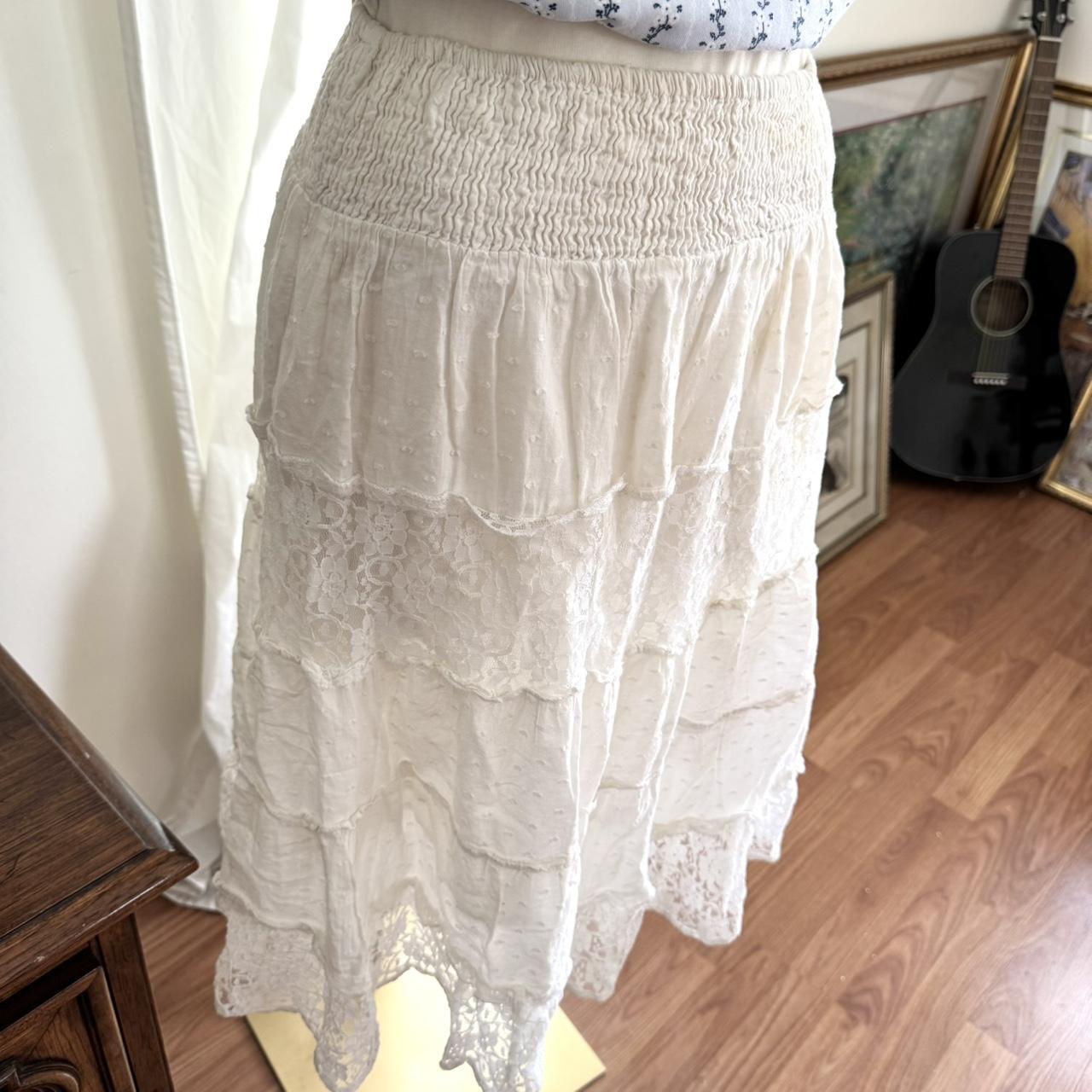 !M?ERFECT Women's Skirt - White/Cream - M – Vinta… - image 3