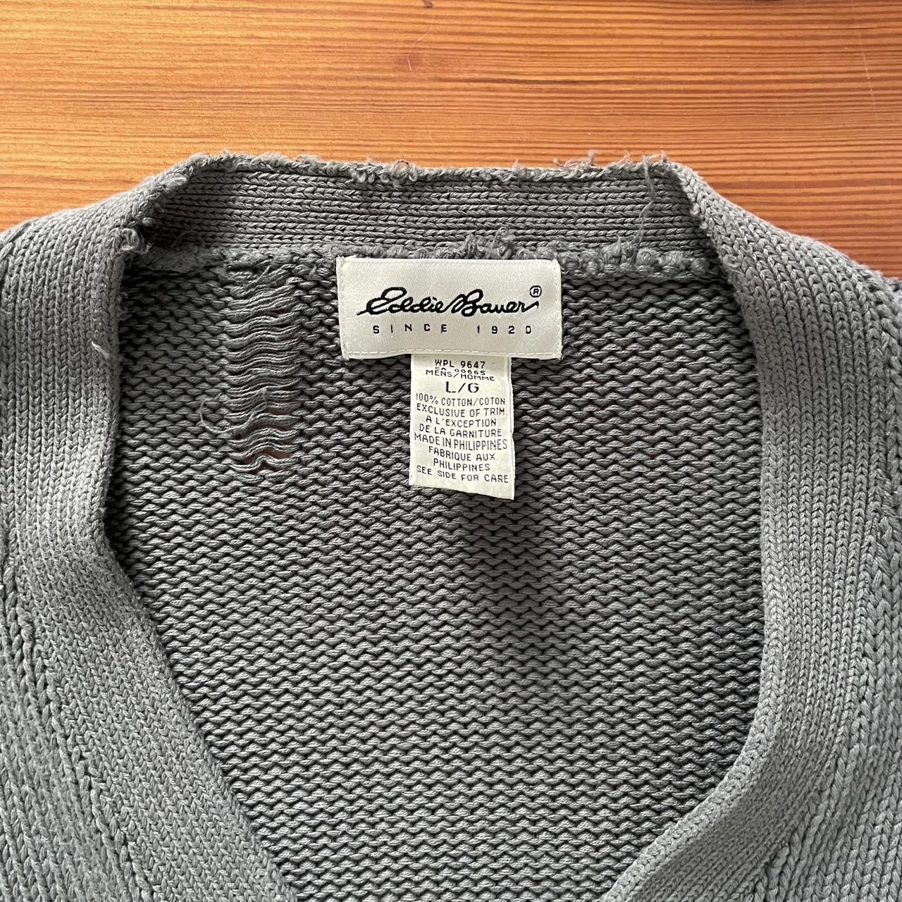 Eddie Bauer Men's Green Cardigan | Depop