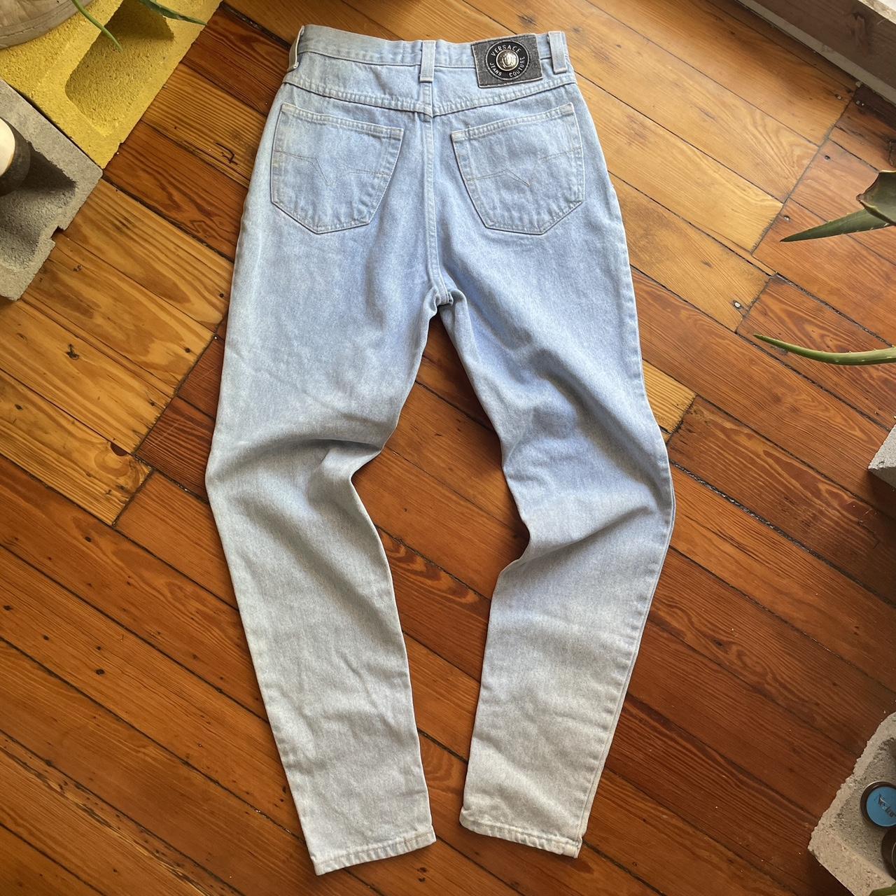 Versace Jeans Couture Women's Blue Jeans Depop