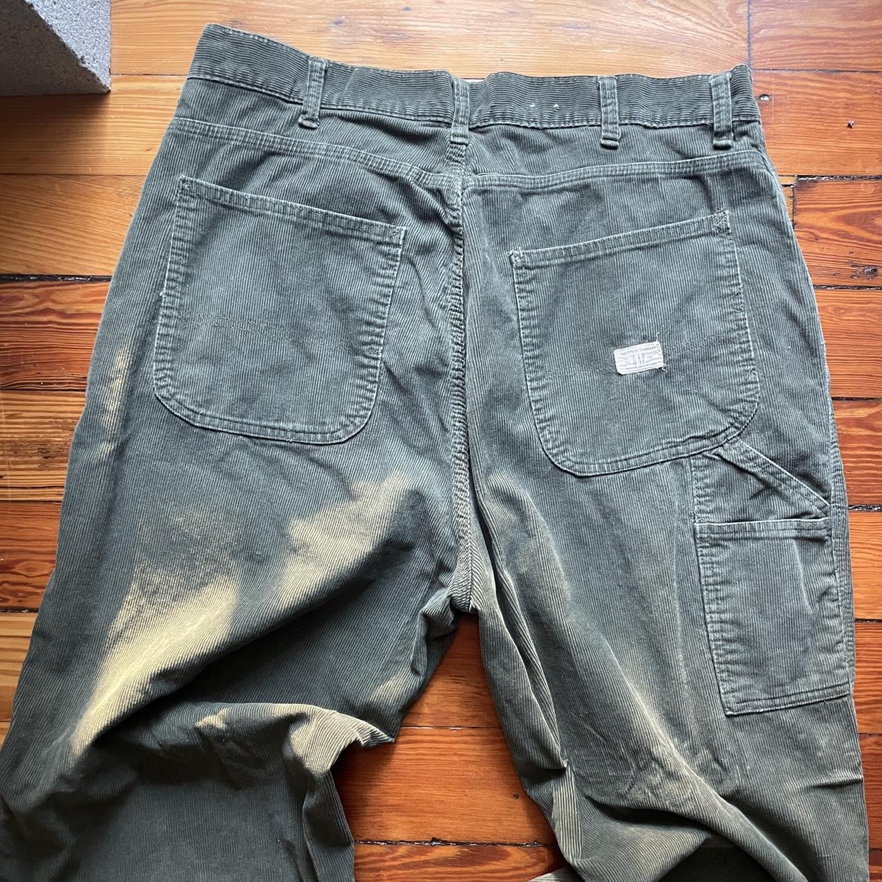 vintage gap corduroy carpenter pants super fire pit... - Depop