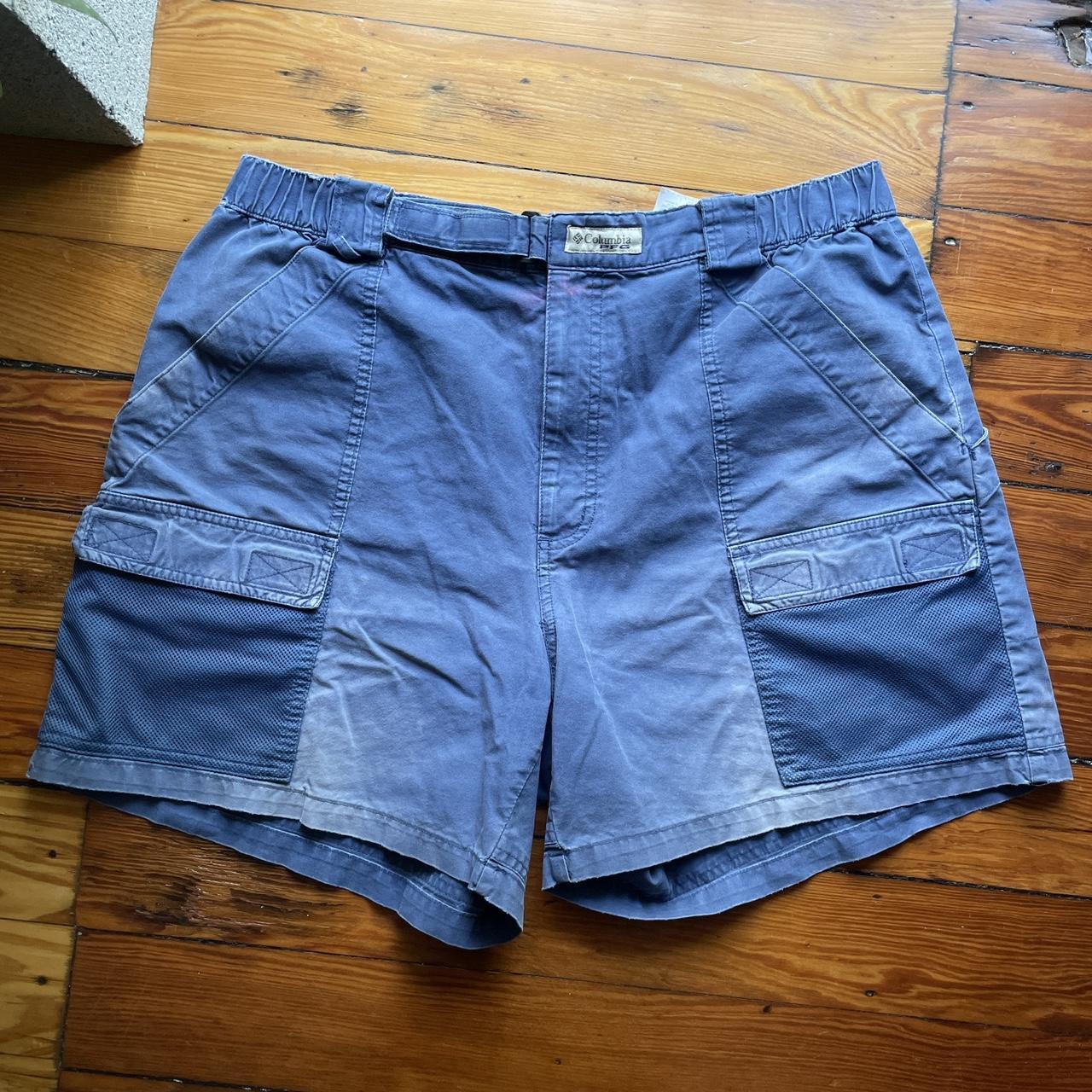 vintage tech shorts super fire early 00s fishing /... - Depop