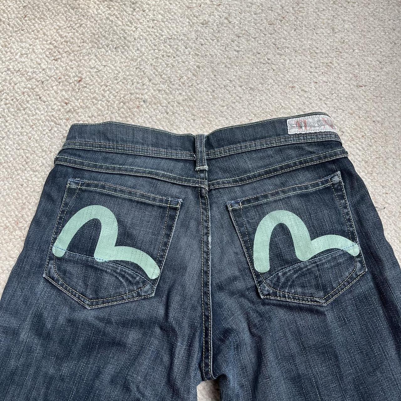 Evisu x puma denim jeans Straight leg baggy evisu... - Depop