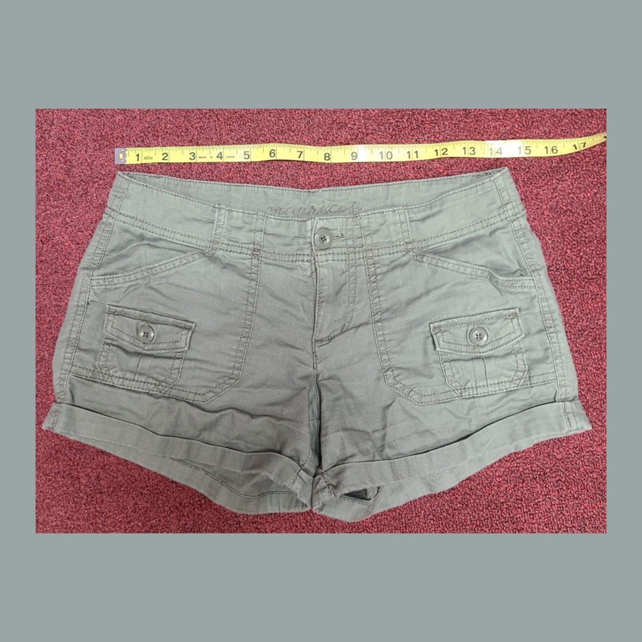 Maurices Women's Green Shorts Depop