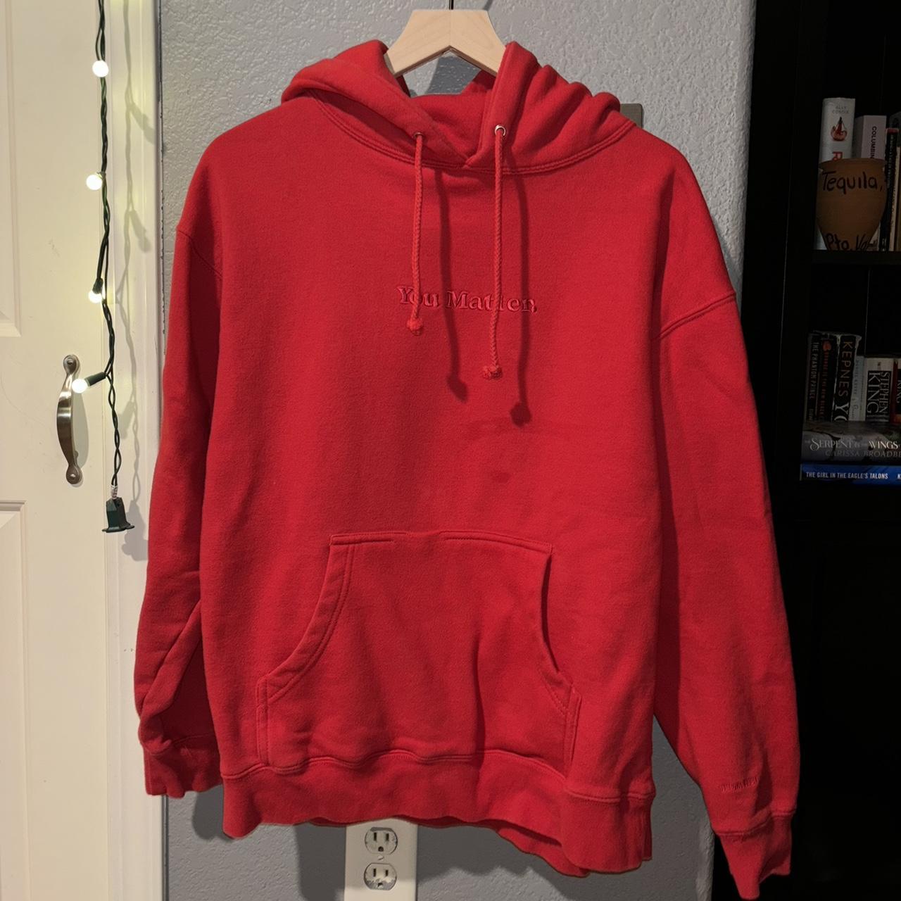 You matter best sale red hoodie