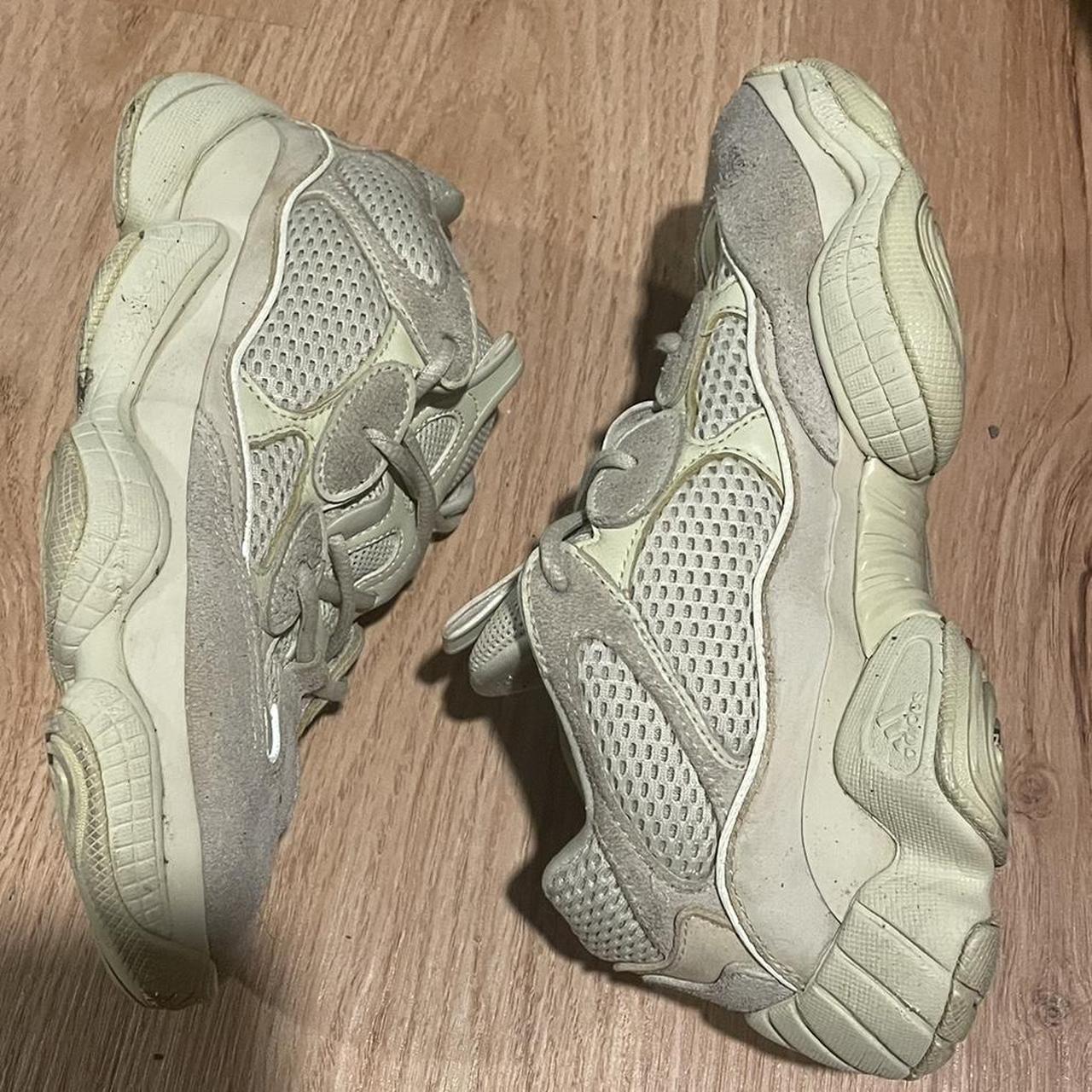 Yeezy 500 Super yellow moon Worn 6 in grade school Depop