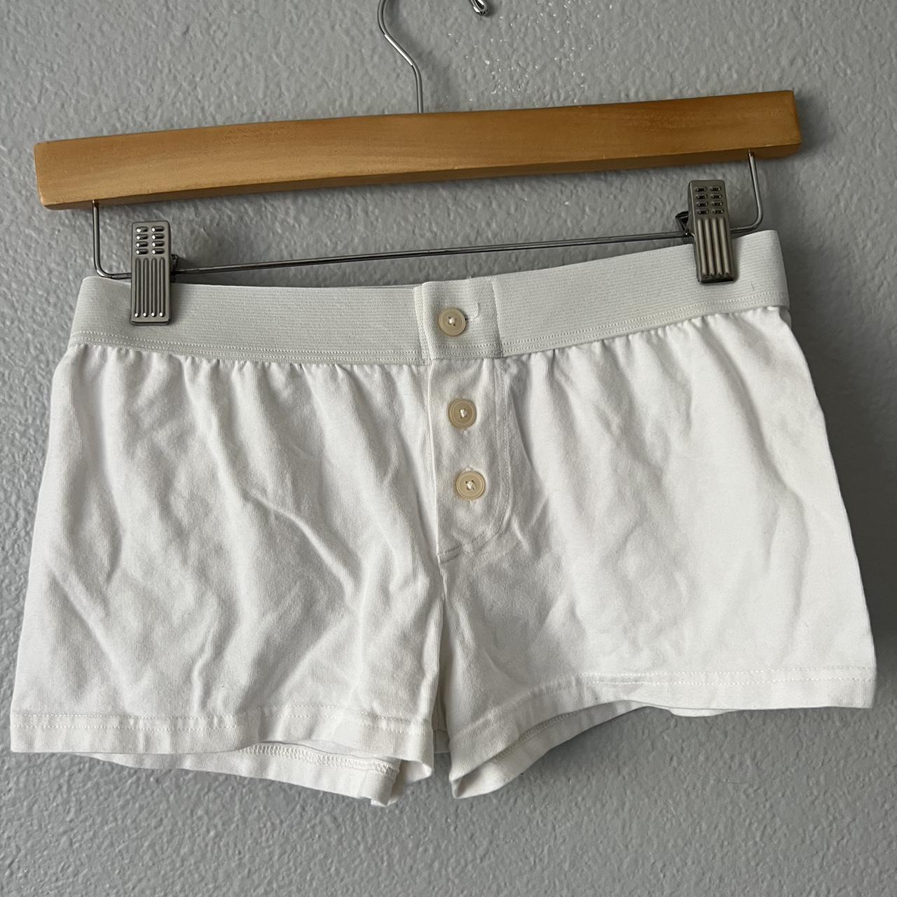 Brandy Melville Women's White Shorts