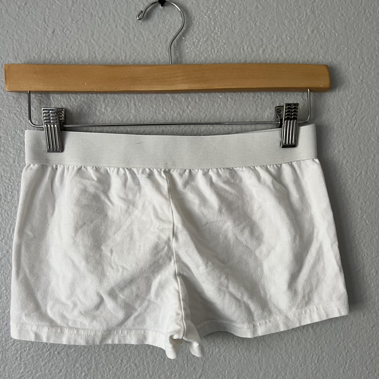 Brandy Melville Women's White Shorts (2)
