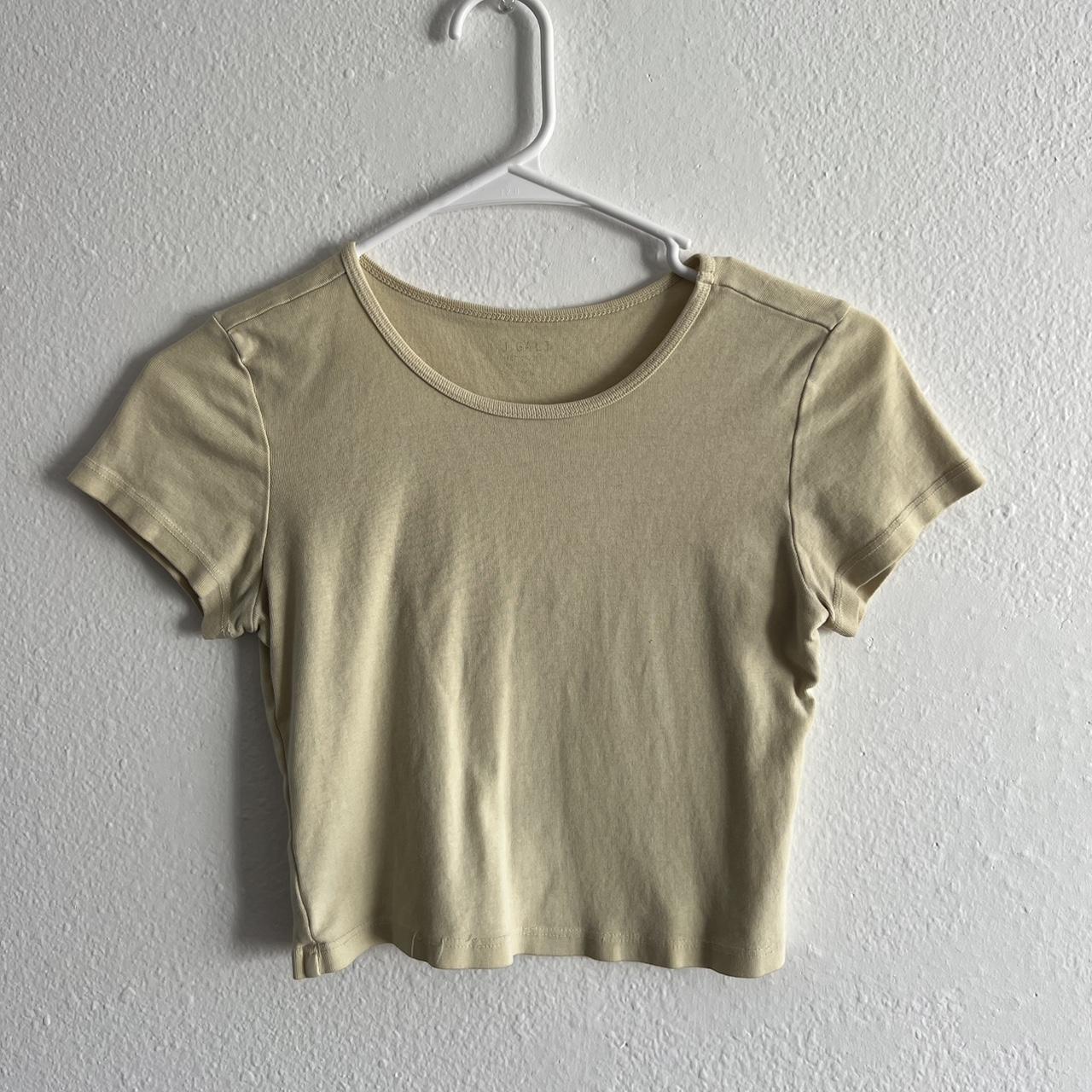 Brandy Melville yellow crop top One size... Depop