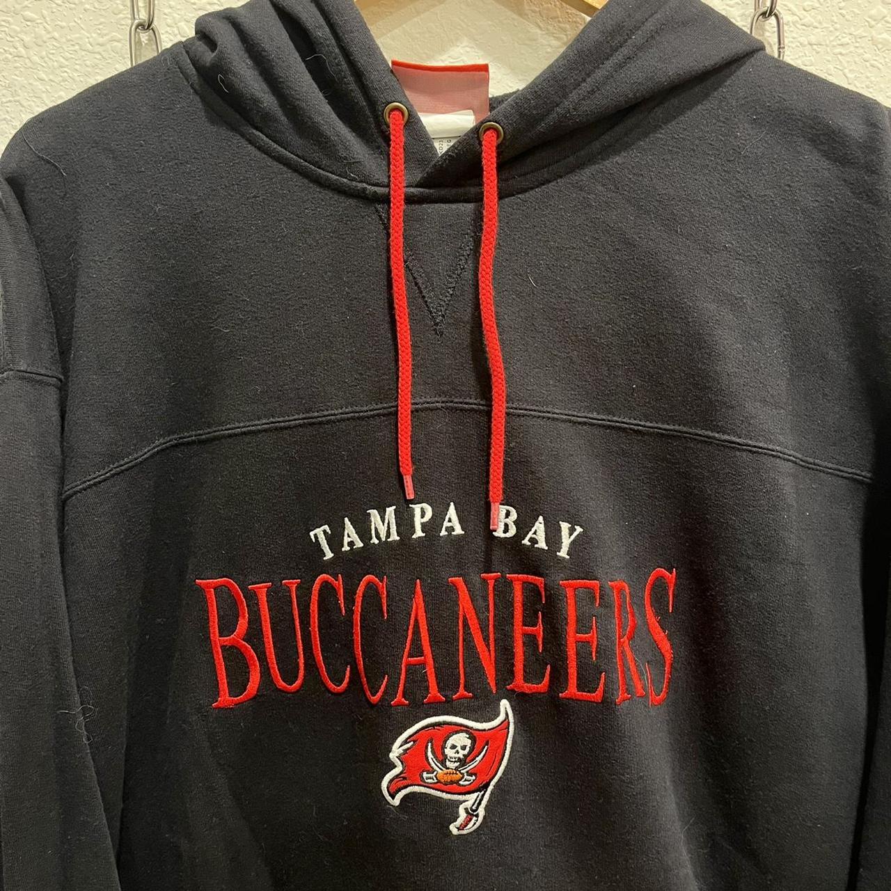 Tampa Bay Buccaneers Hoodie Tagged L. Measures 25 x - Depop