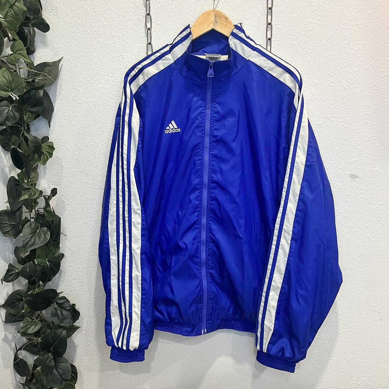 Adidas Men's Blue Jumper Depop