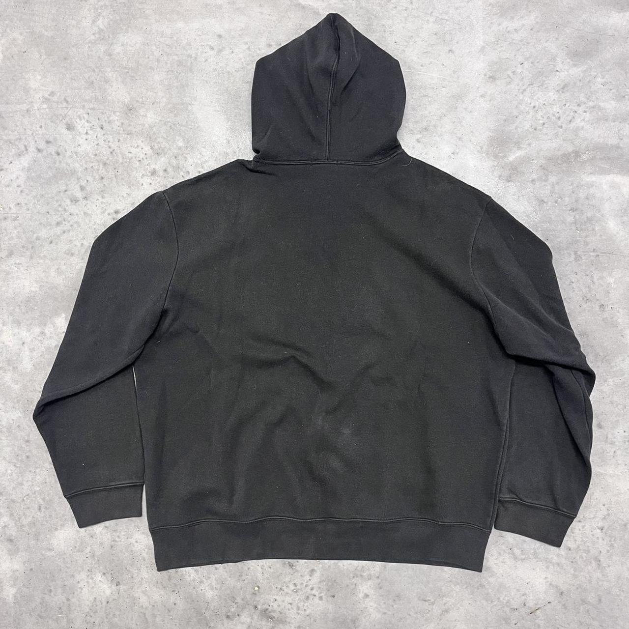 y2k Black Gap Hoodie. 2000s Black Gap Spellout... - Depop