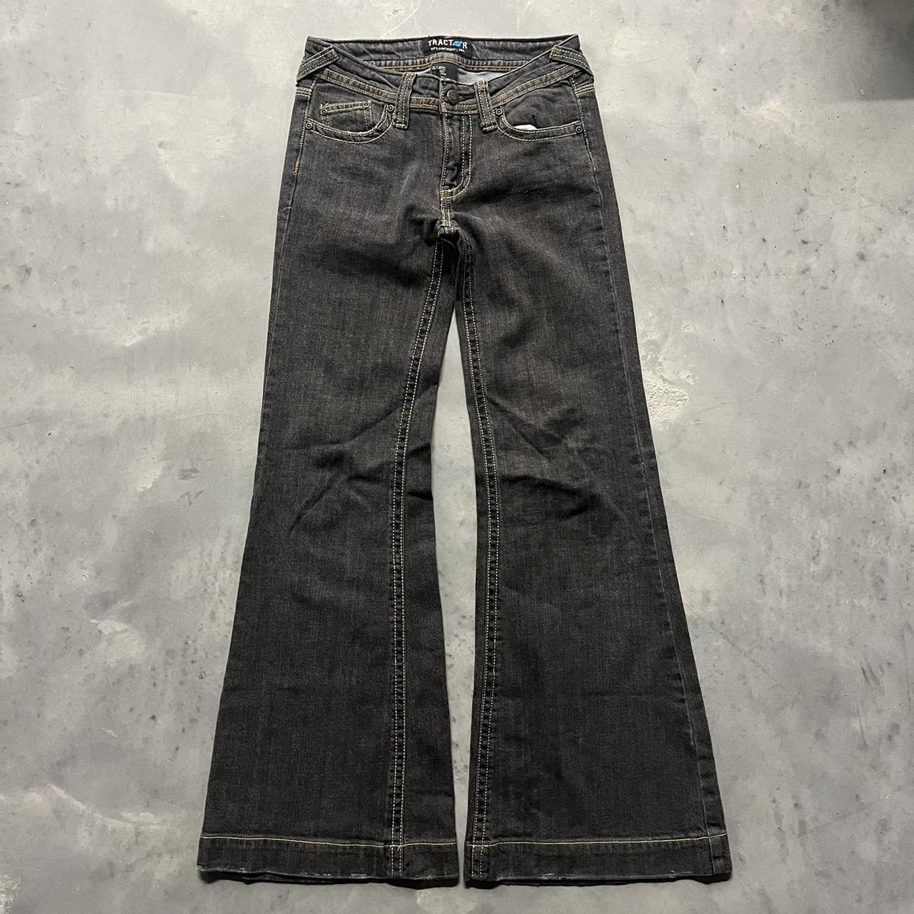 y2k Low Rise JNCO Style Jeans. 2000s Cyber Low Rise... - Depop