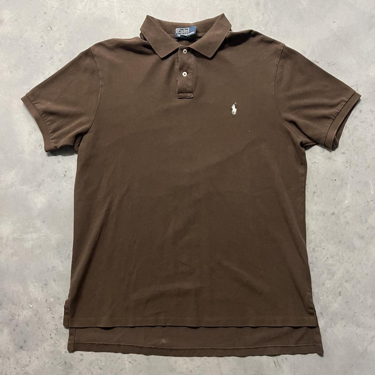 Vintage Y2K/2000s Brown Polo Ralph Lauren Chief Keef... - Depop