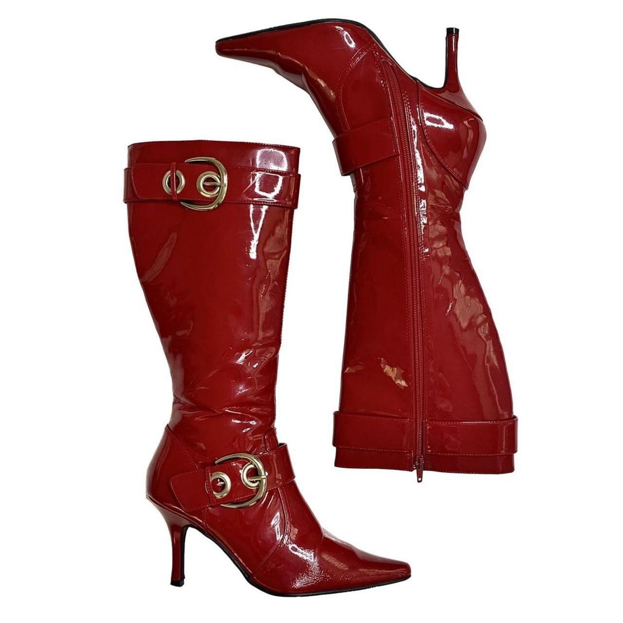 Vintage Late 90s Early 2000s Red Patent Faux Leather Depop vintage-late-90s-early-2000s-red-patent-faux-leather-depop