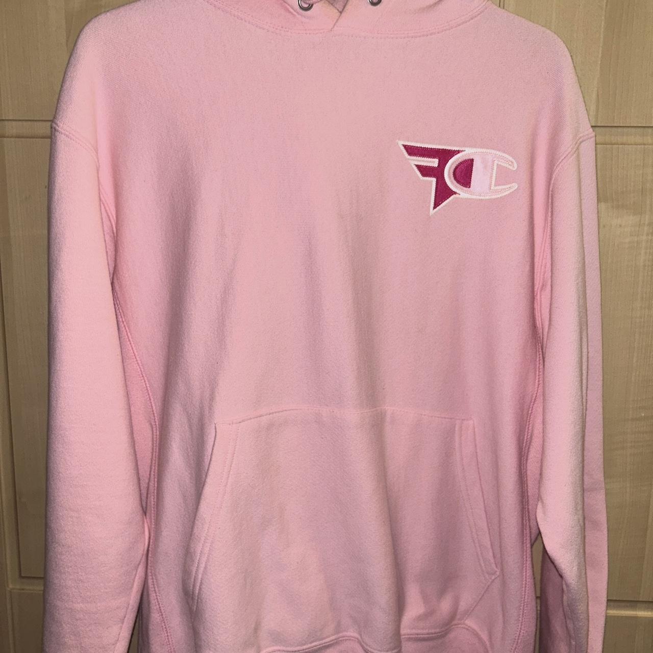 Faze x Champion Pink Reverse Weave Breast Cancer Depop