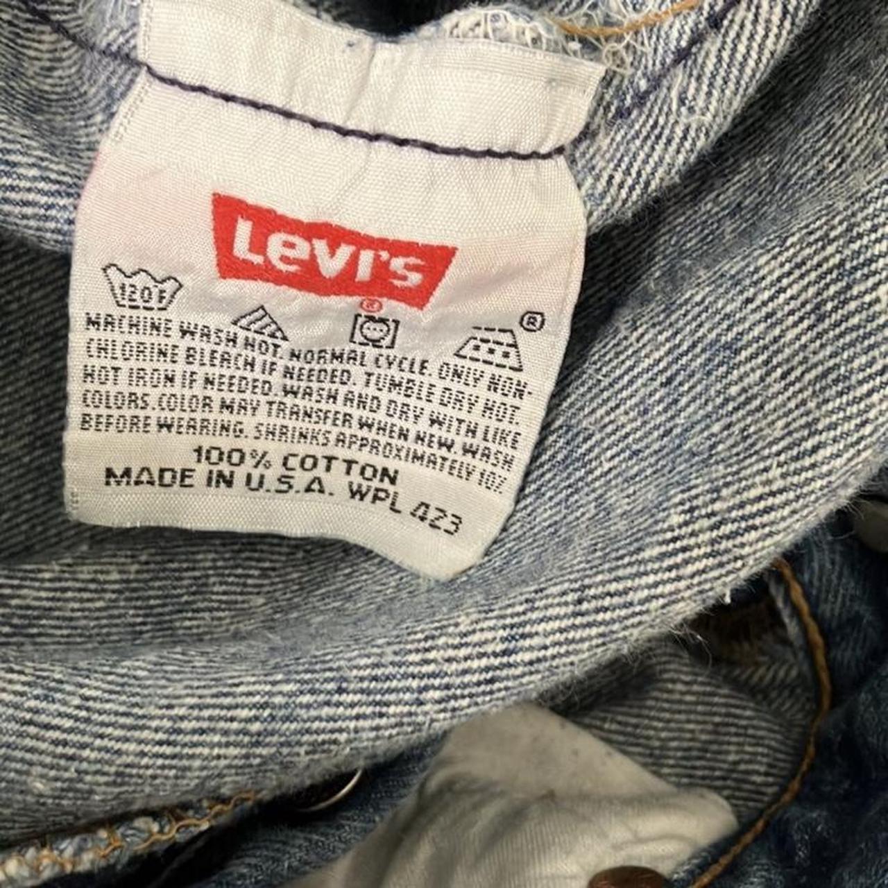 Rare Tiny Size Vintage Levis Levi 501 Jeans Size... - Depop