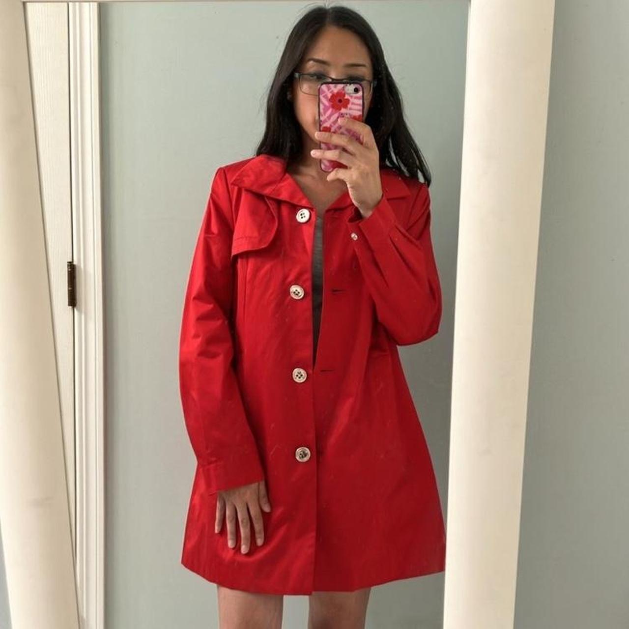 Calvin klein red coat best sale