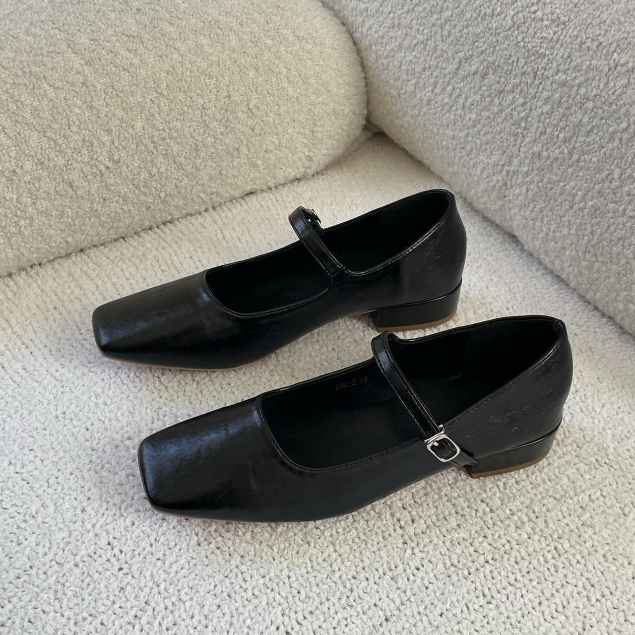 Black Mary Janes Soft malleable and comfortable... - Depop