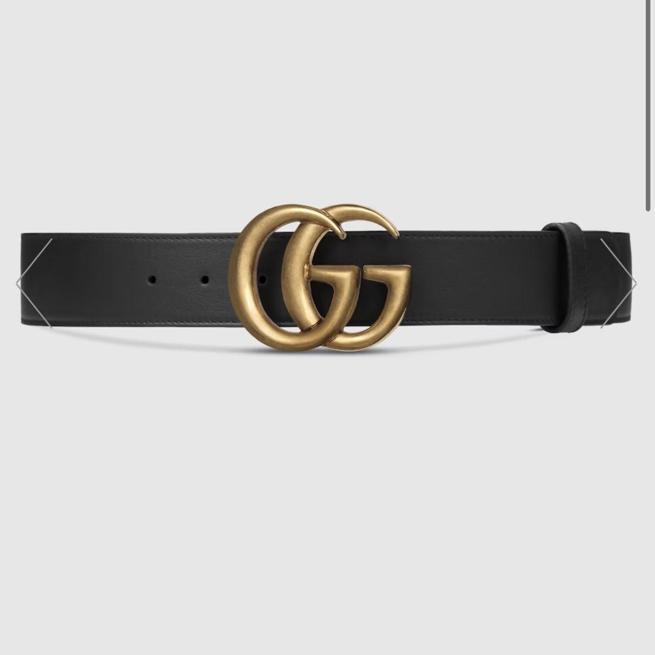 Gucci 2015 RE-EDITION WIDE LEATHER BELT worn a... - Depop