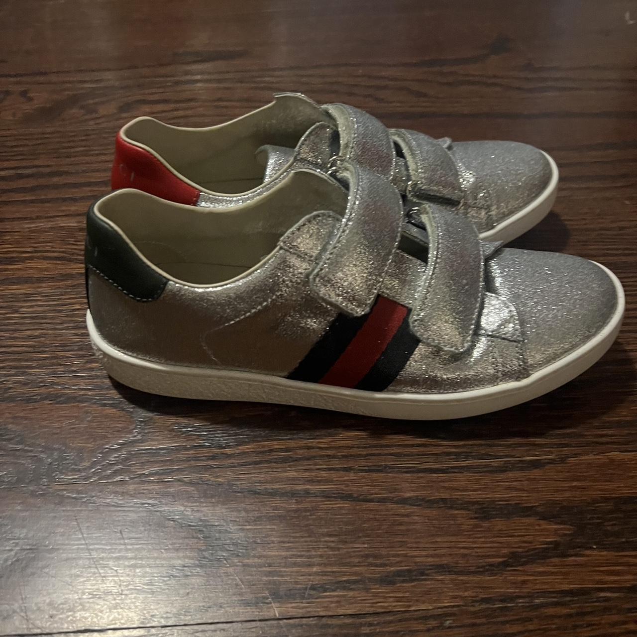 Gucci Silver Trainers | Depop