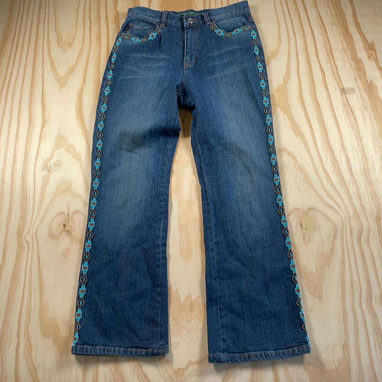Lauren Ralph Lauren Mid-rise Wide-leg Jean Woman Cotton Jeans Blue 4