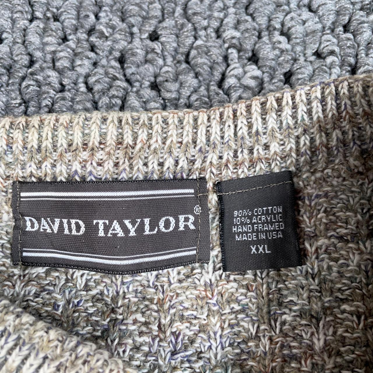 made in usa DAVID TAYLOR cotton cardigan David Taylor Men\u0027s Knit Sweater Red 100% Cotton Made In Usa