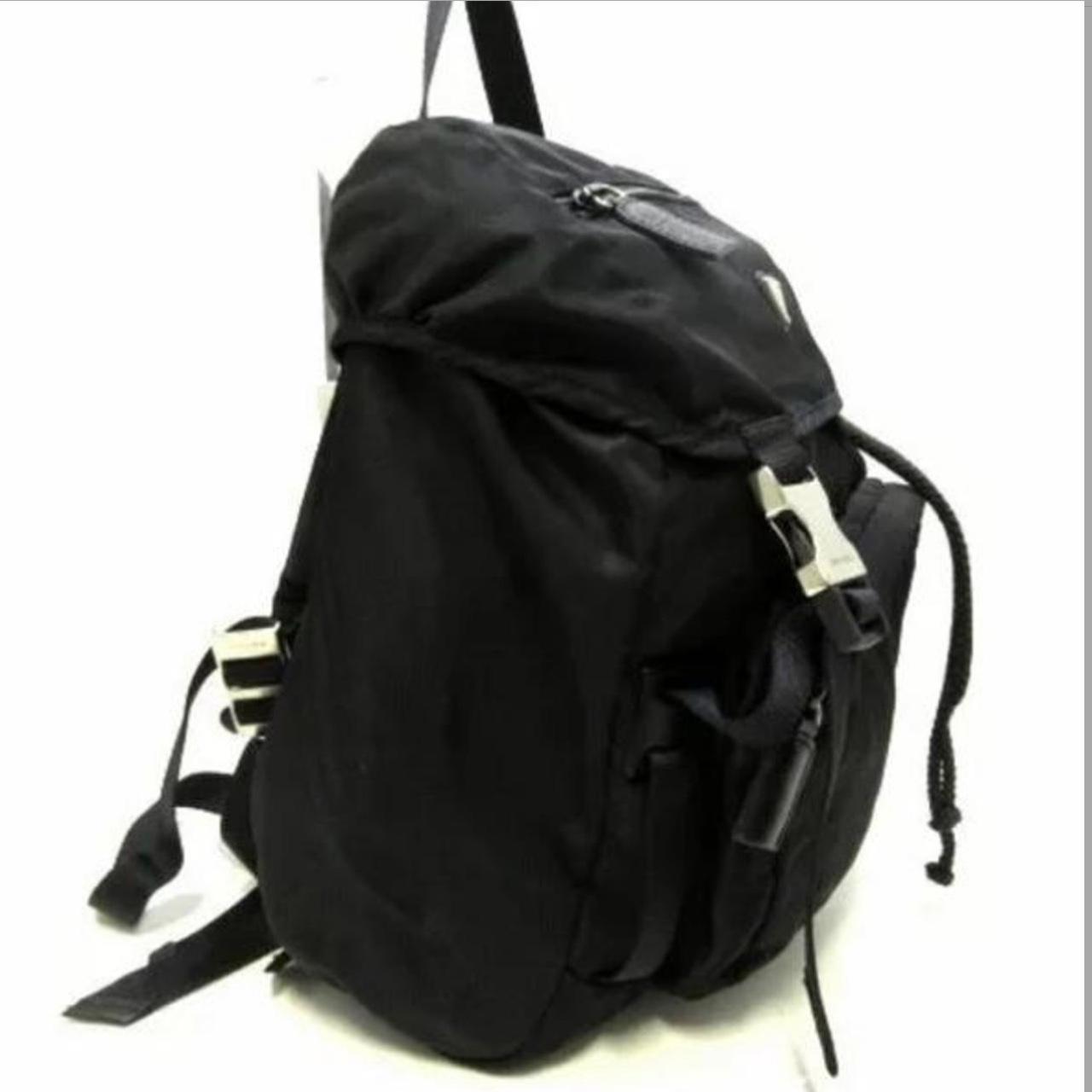 Prada discount backpack women