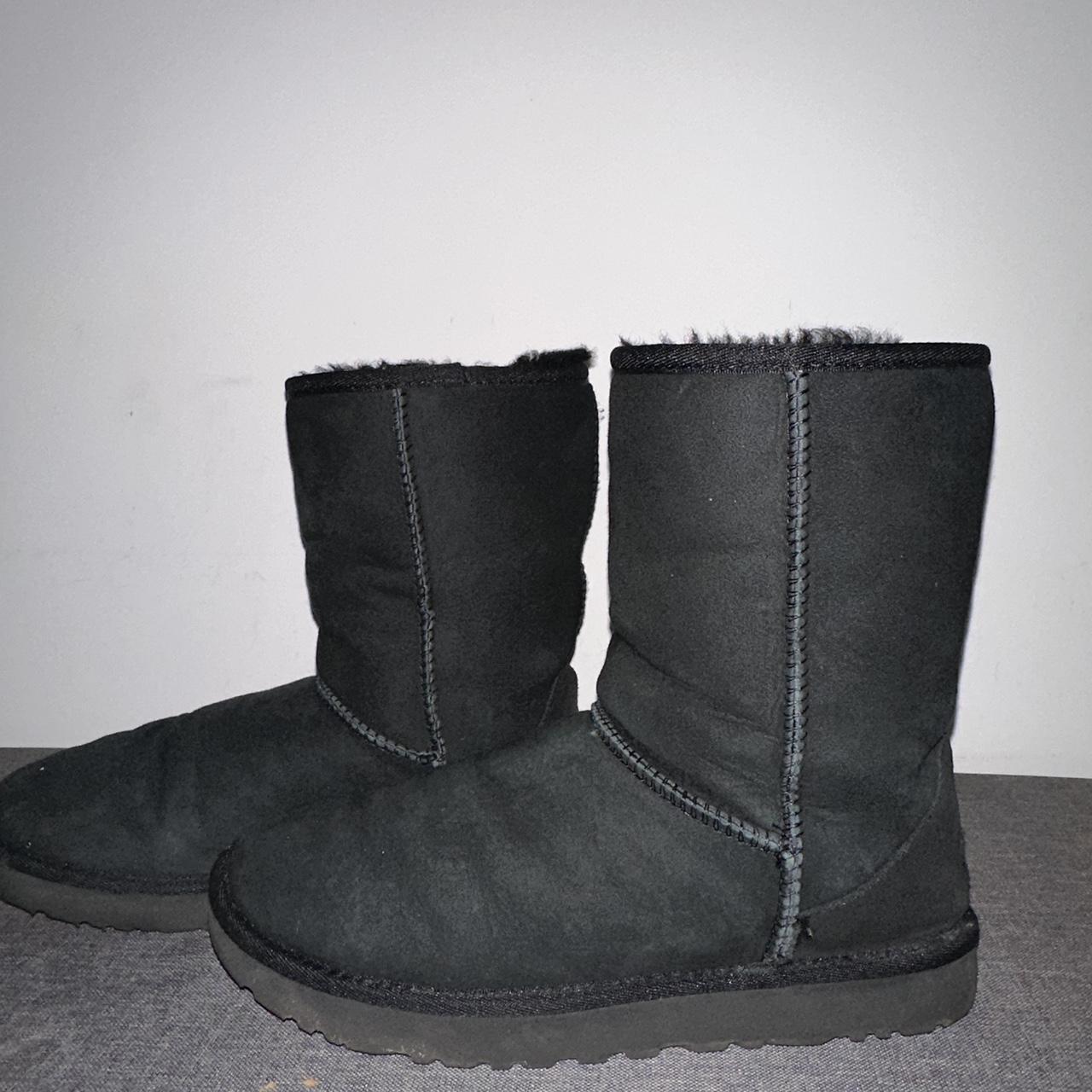 Selling used classic Ugg boots in black for... - Depop