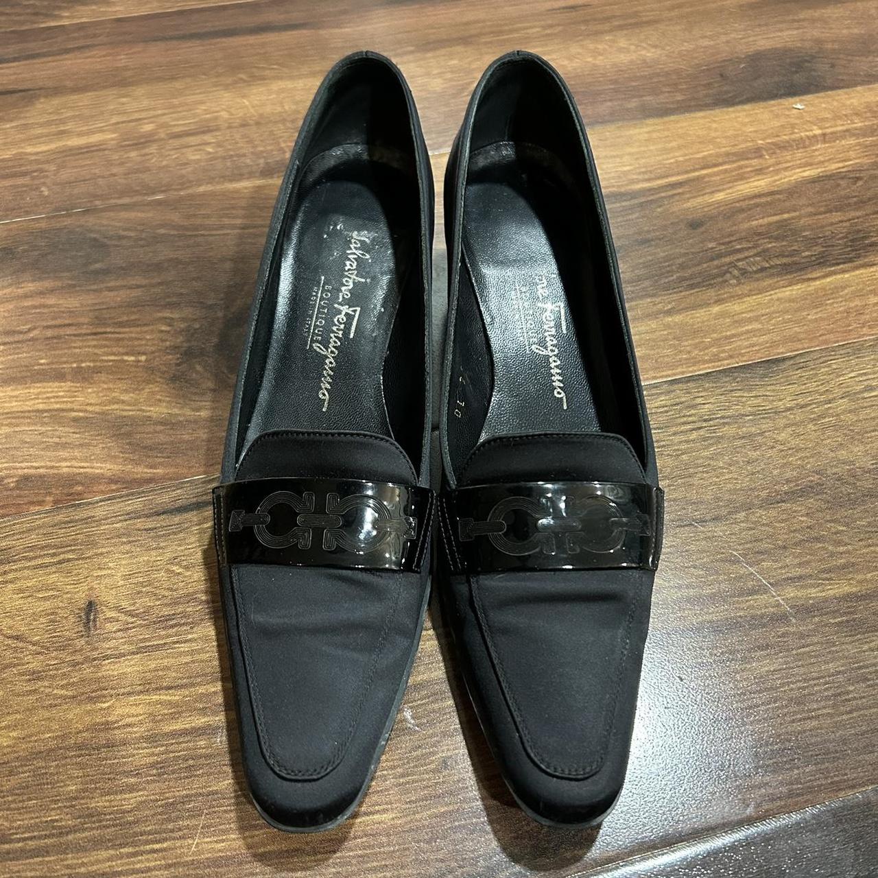 Vintage Salvatore Ferragamo loafers. Size 6.5 in... - Depop