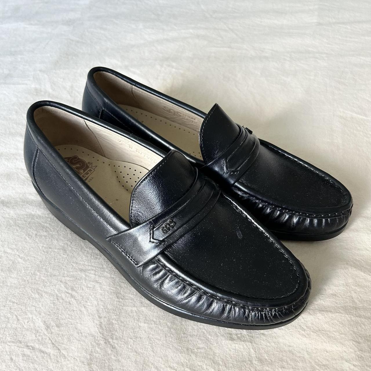 S.A.S. Black Penny Loafers Genuine leather, very... - Depop