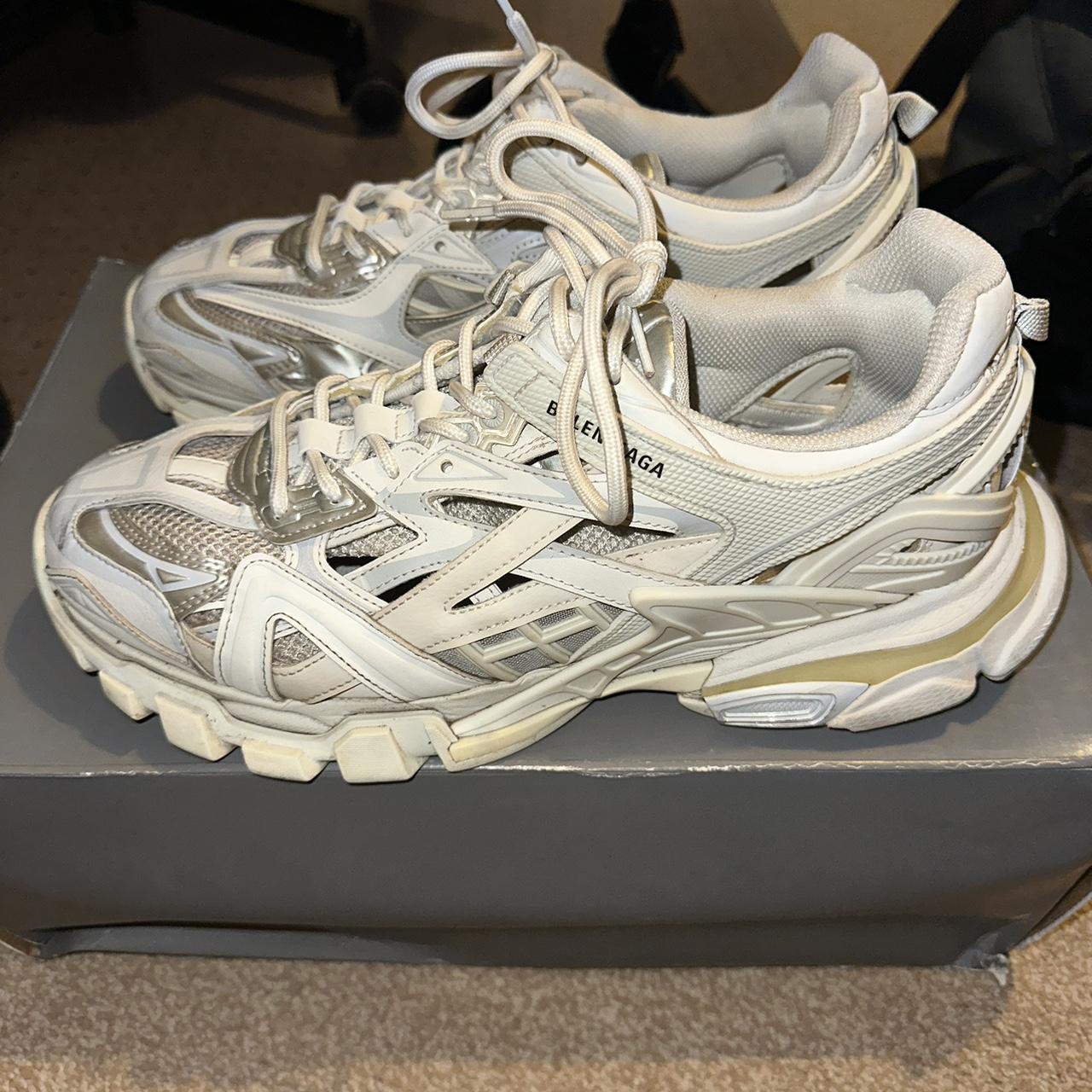 mens white balenciaga trainers