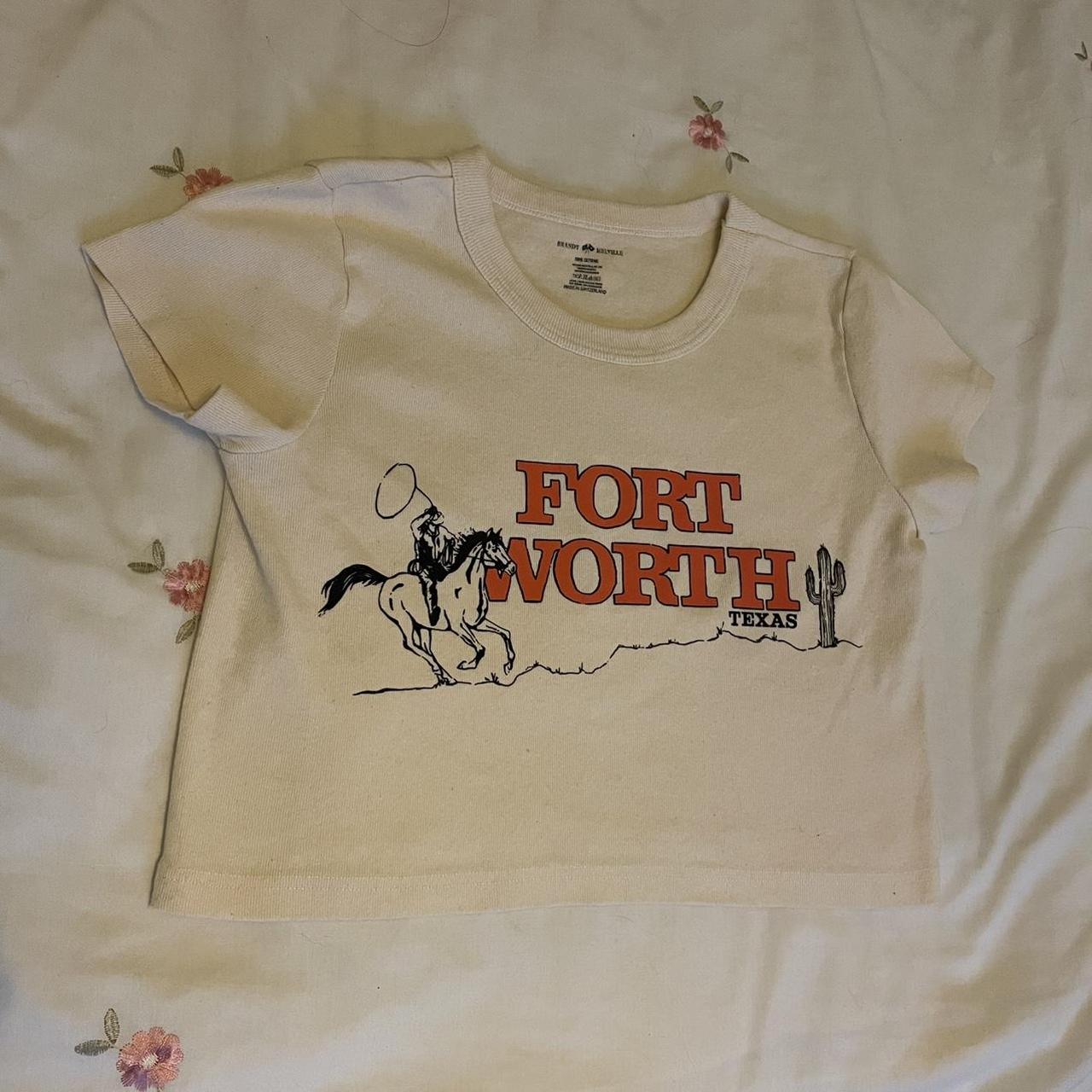 🤠Brandy Melville Ashlyn Fort Worth cowboy top. Like... Depop