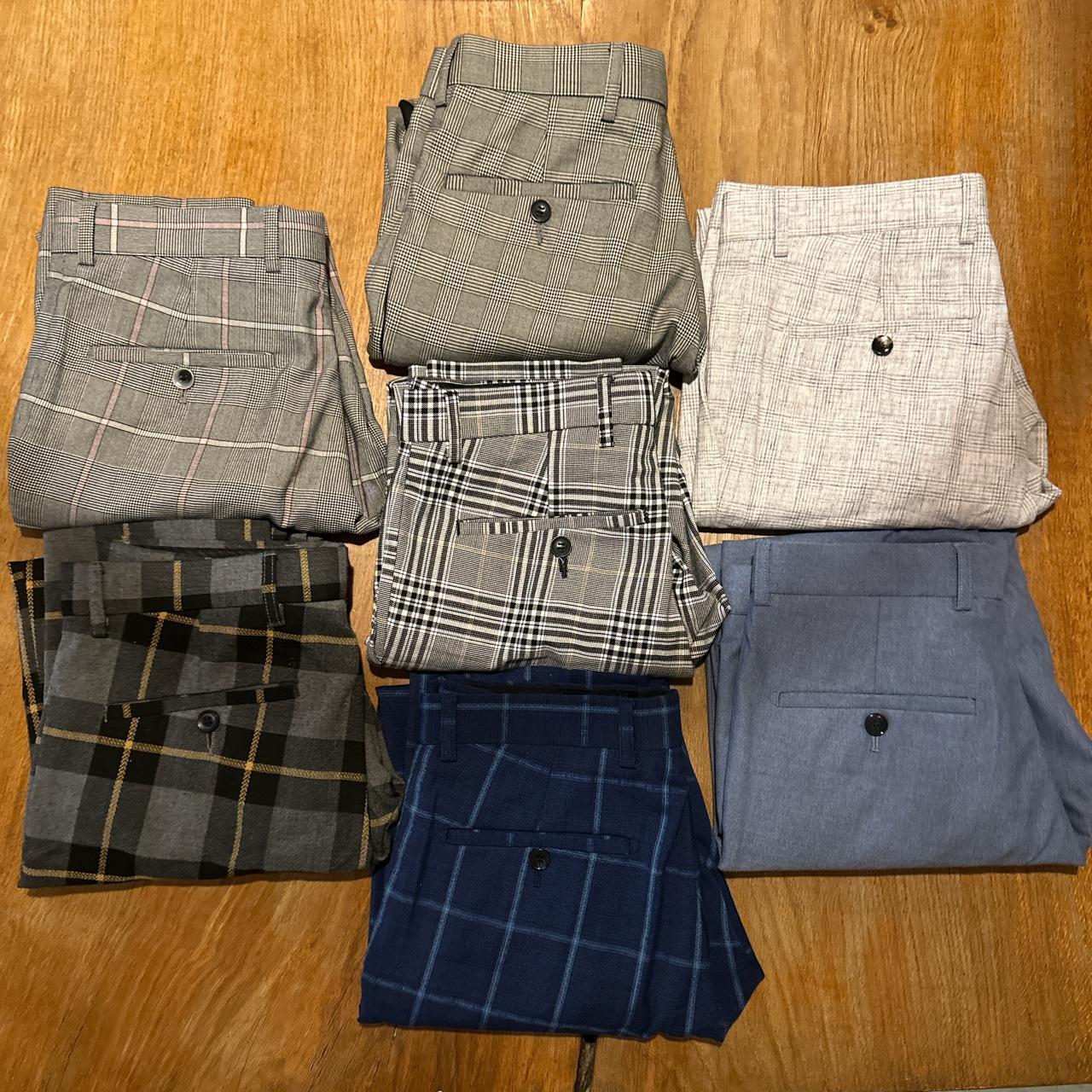 Moss bros suit trousers £10 each 2 for £16 3 for... - Depop