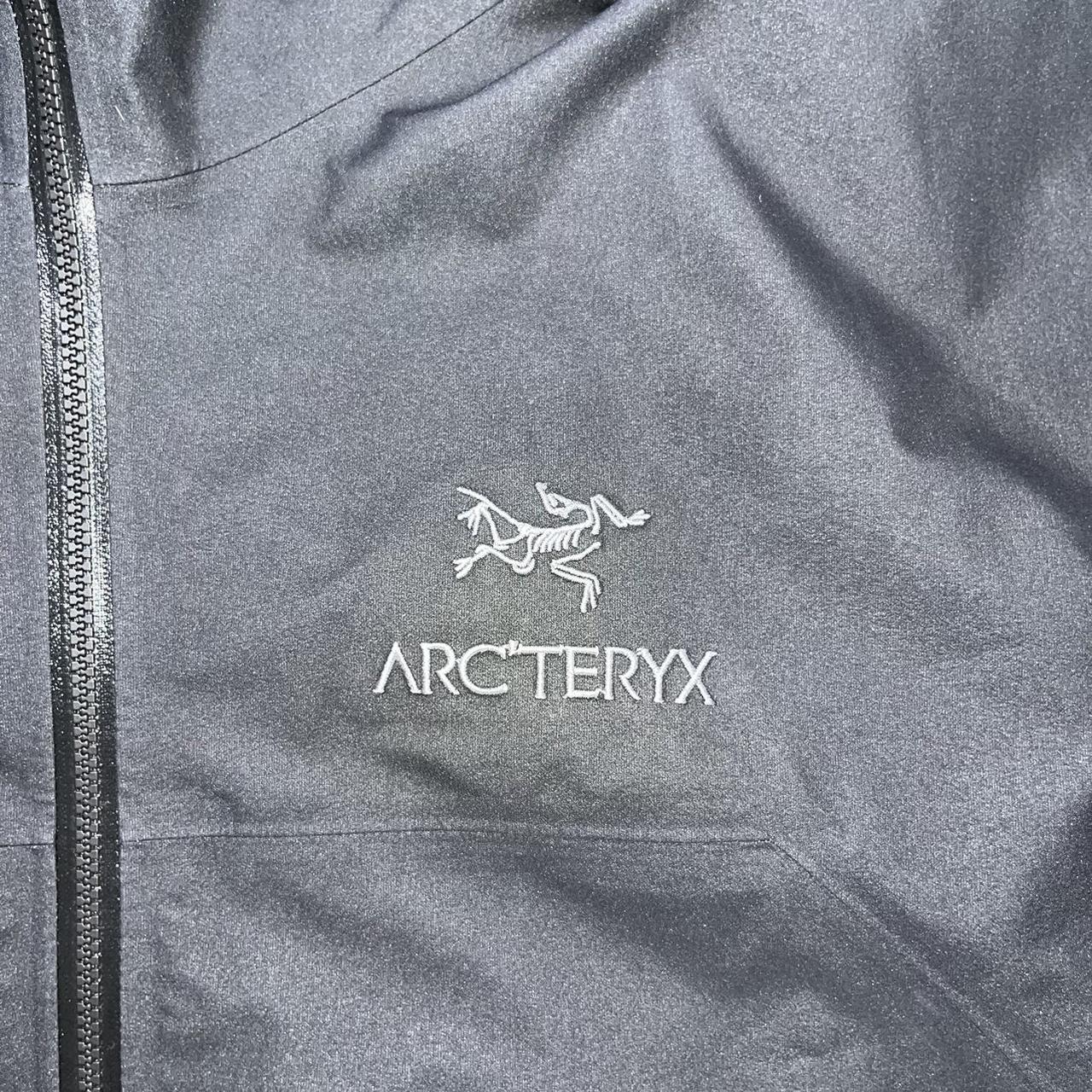 Arc'teryx Men's Black and Grey Jacket | Depop