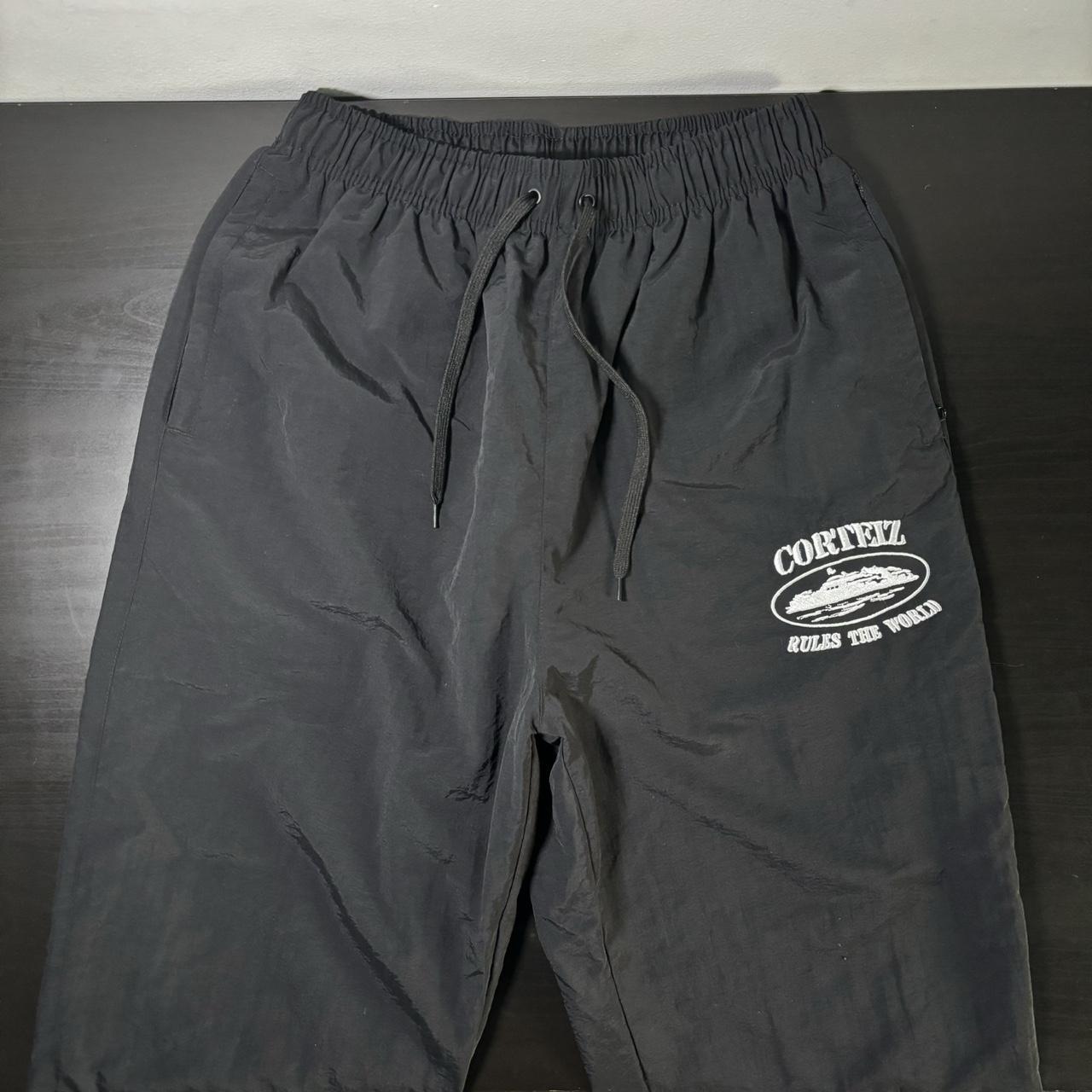 Corteiz Shukushuku Bottoms Black, Rare, Sick nylon...