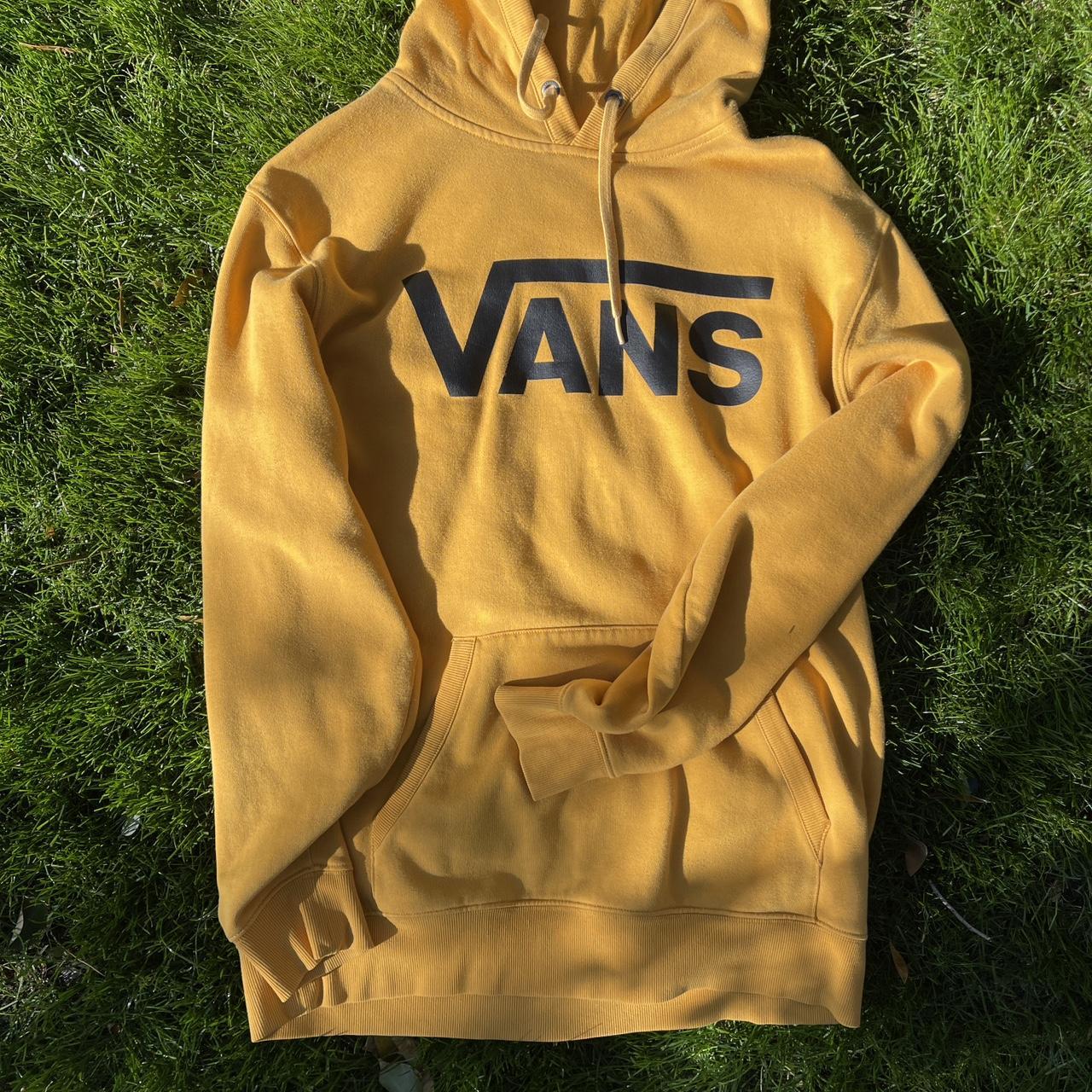 Mens yellow vans hoodie best sale