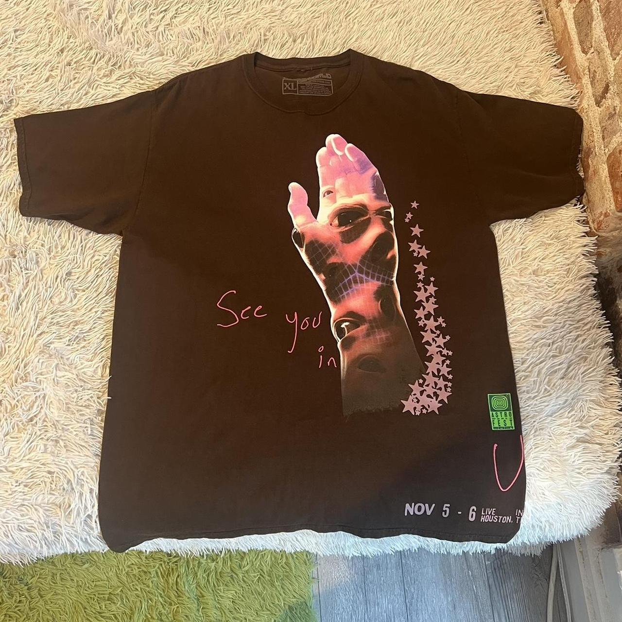 Travis Scott Astroworld buy Festival 2021 Pink tee