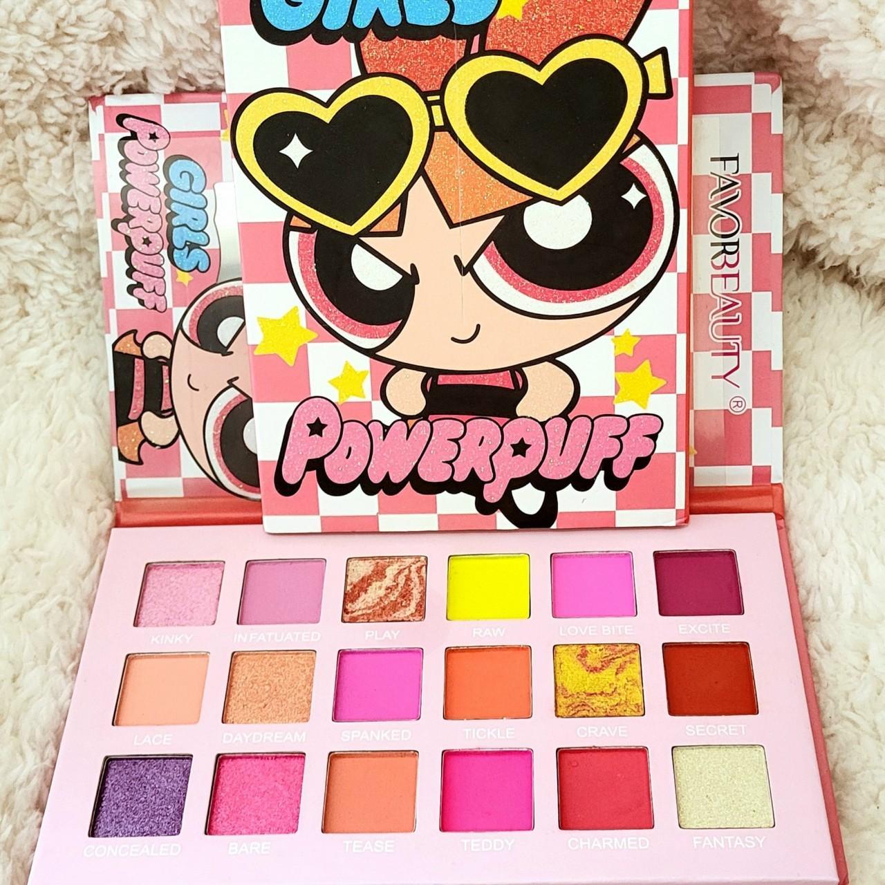 PowerPuff Blossom Mini Eyeshadow Palette (LIKE NEW... - Depop