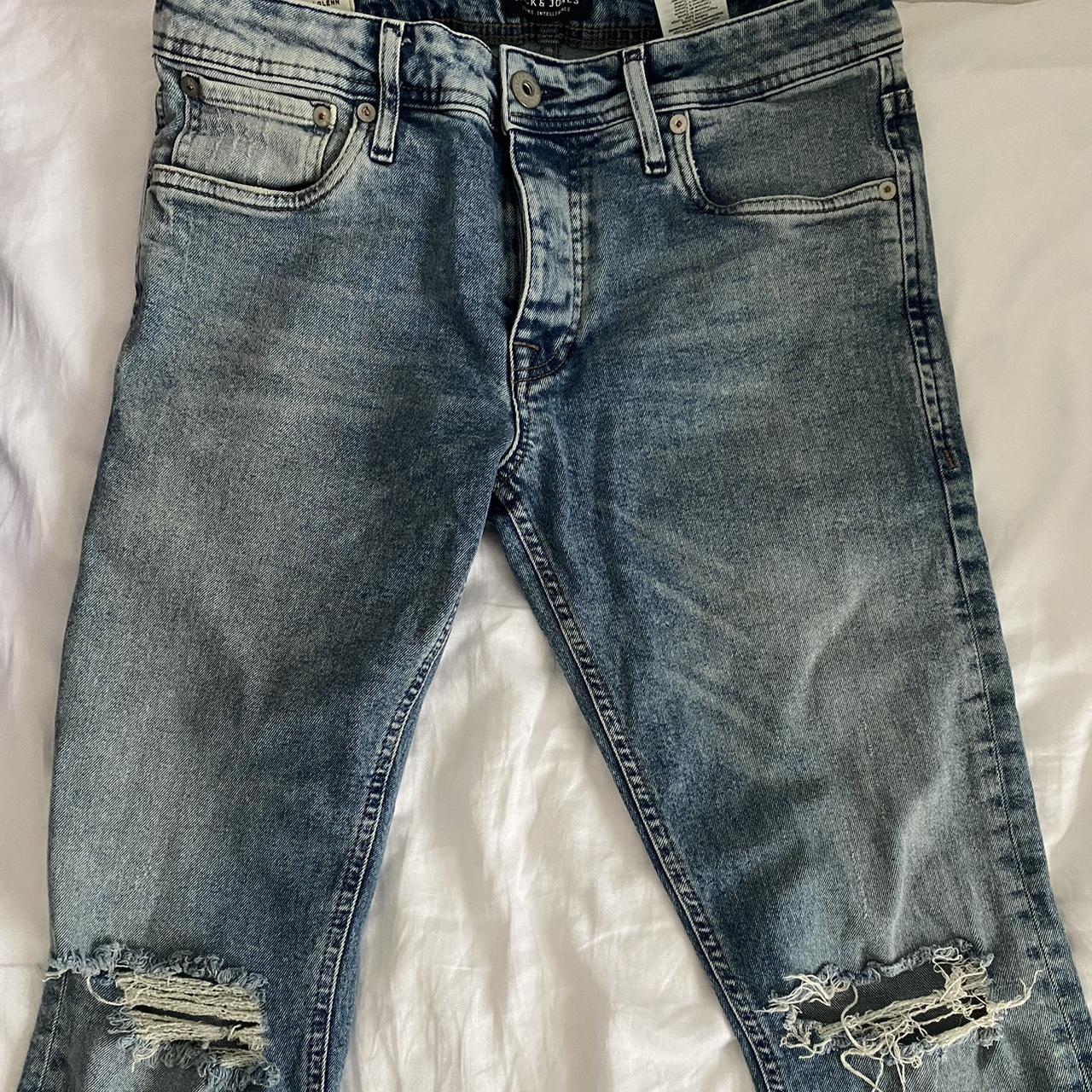 Jack & Jones ripped jeans W30 L32 Good... - Depop