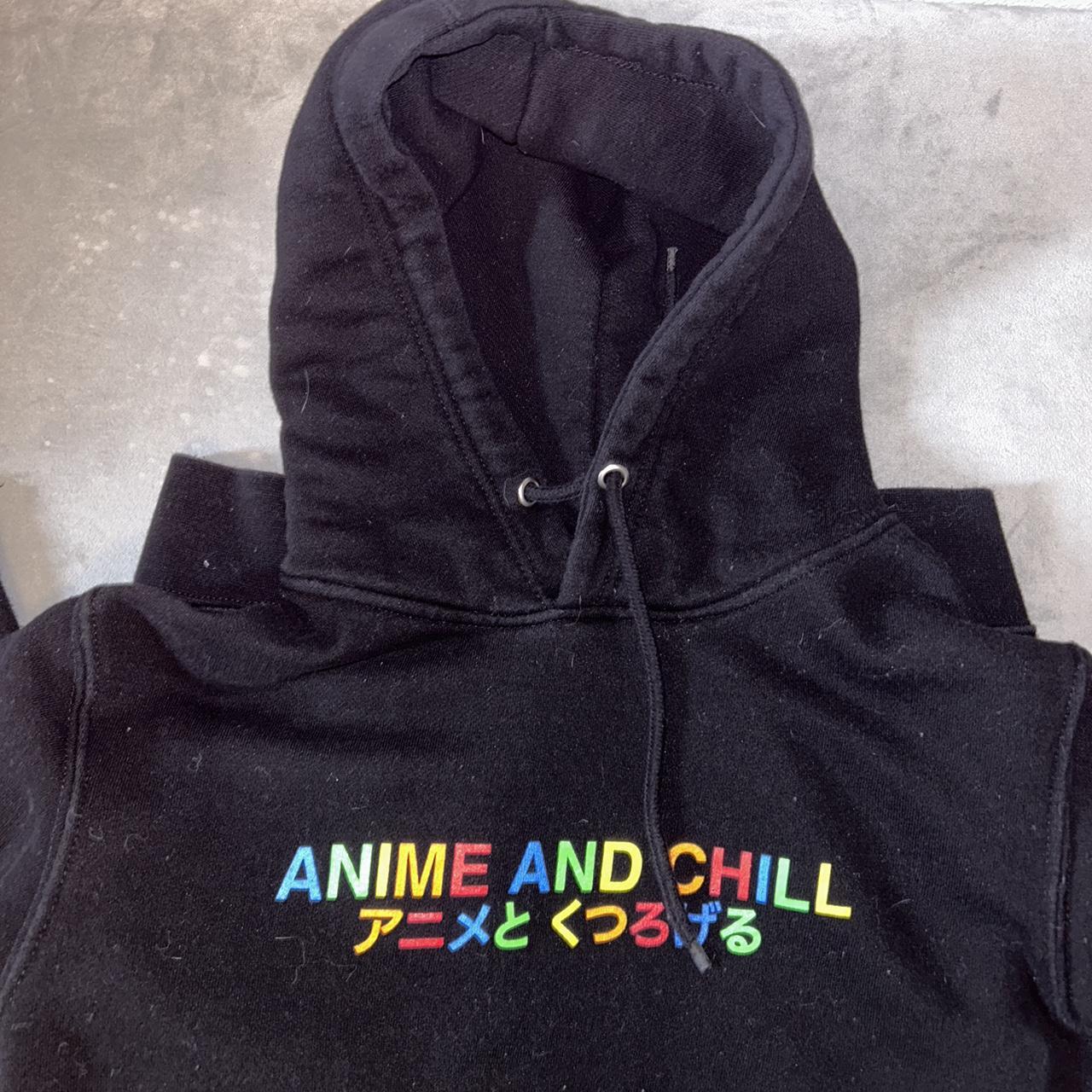 Anime and chill on sale hoodie