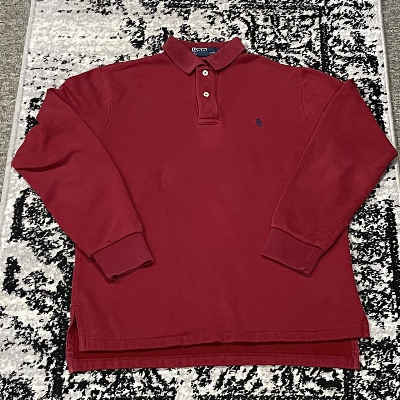 Polo Ralph Lauren Men's Red Polo-shirts | Depop