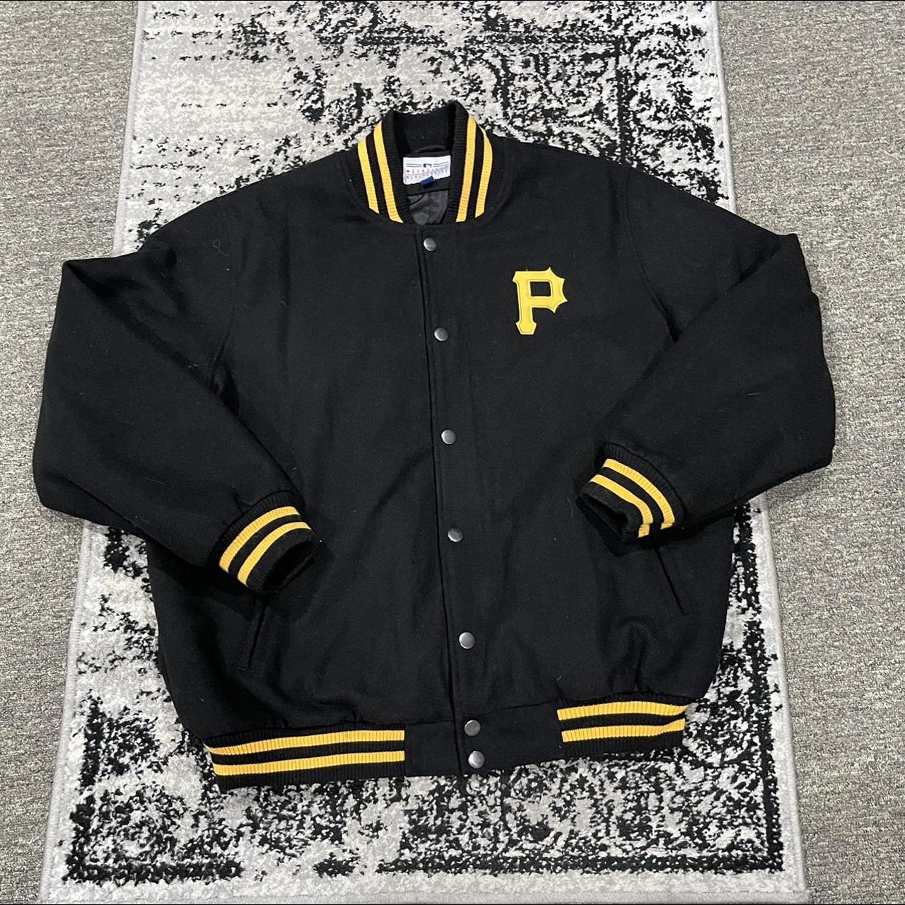 American Vintage Men's Varsity Jacket - Black - XL