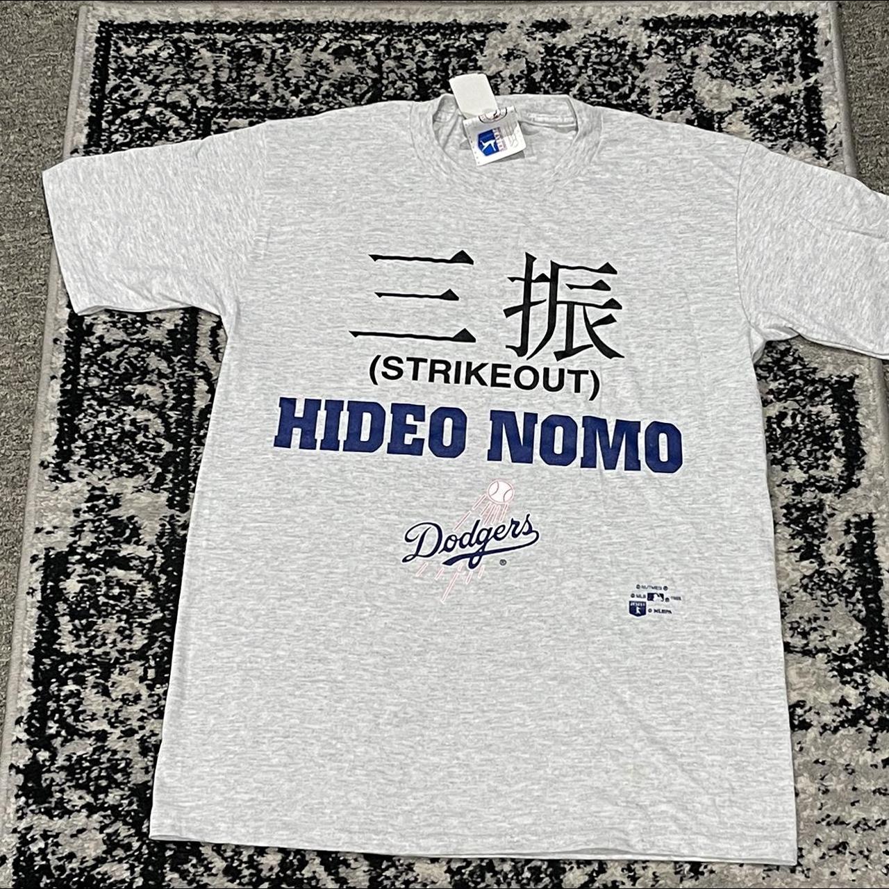 Vintage Hideo Nomo MLB T Shirt 90s MLB Los Angeles Dodgers 