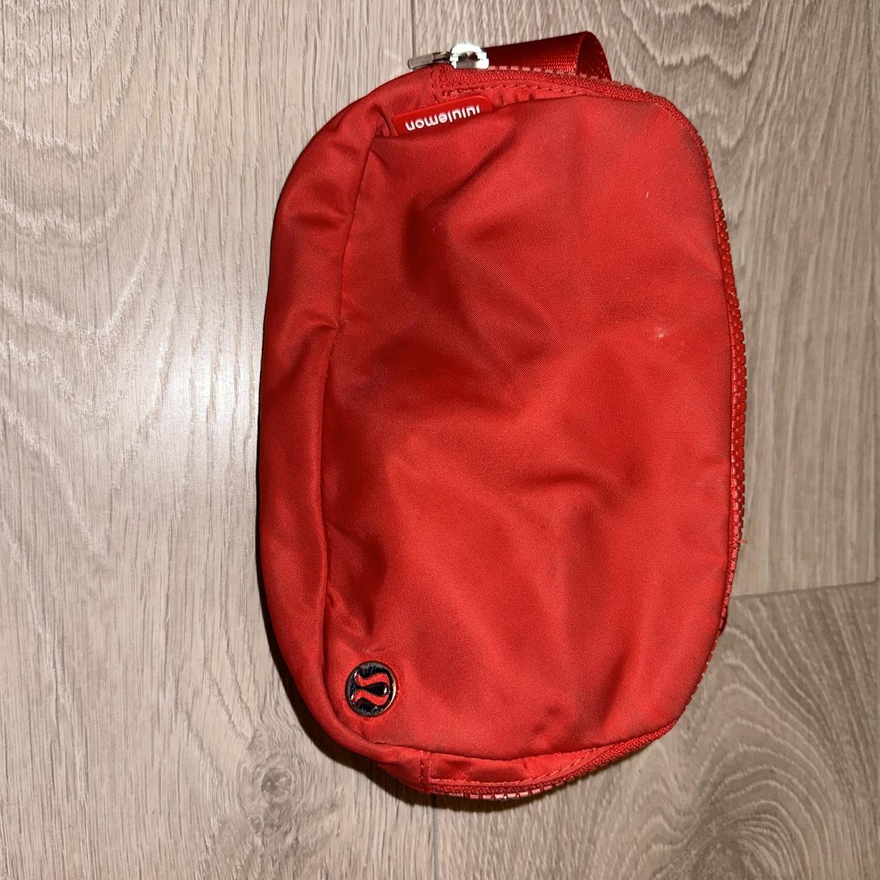 Red Lululemon Cross body bag Only available to... Depop