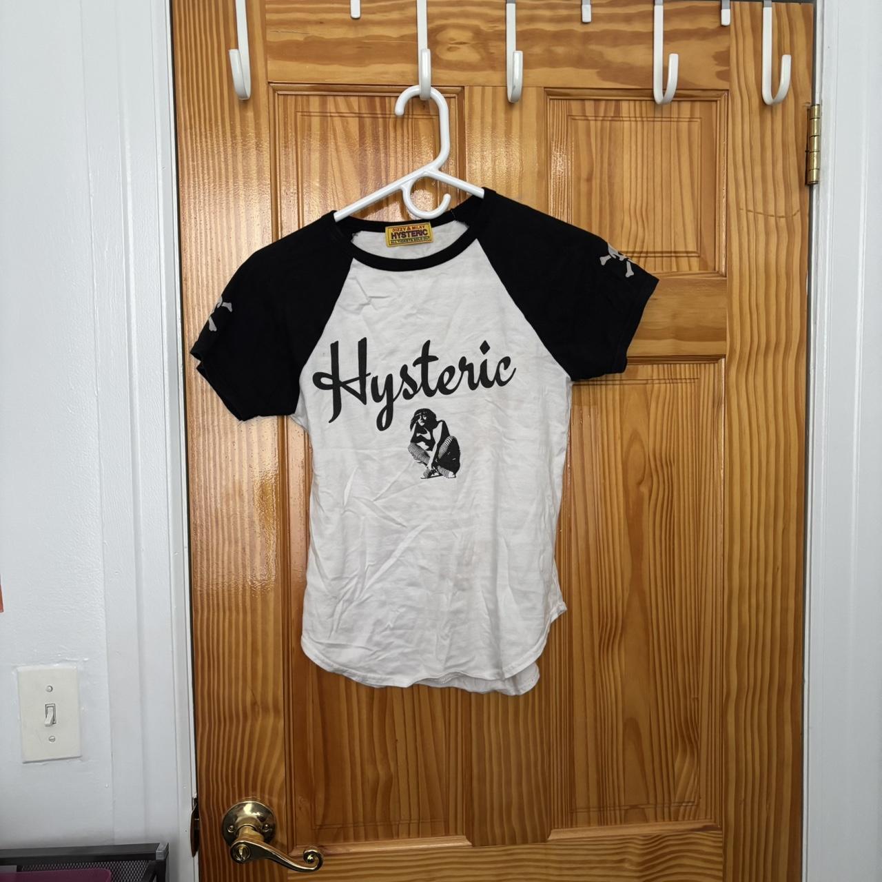 Hysteric glamour-baby-tee - Depop Hysteric glamour-baby-tee - Depop