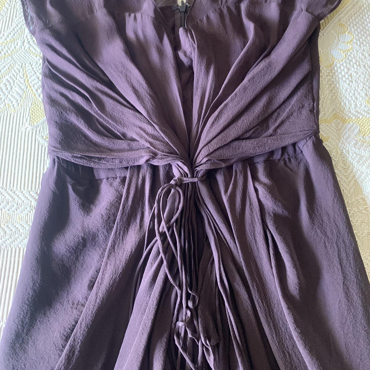 Diane von Furstenberg Women's Burgundy and Brown Dress (2)