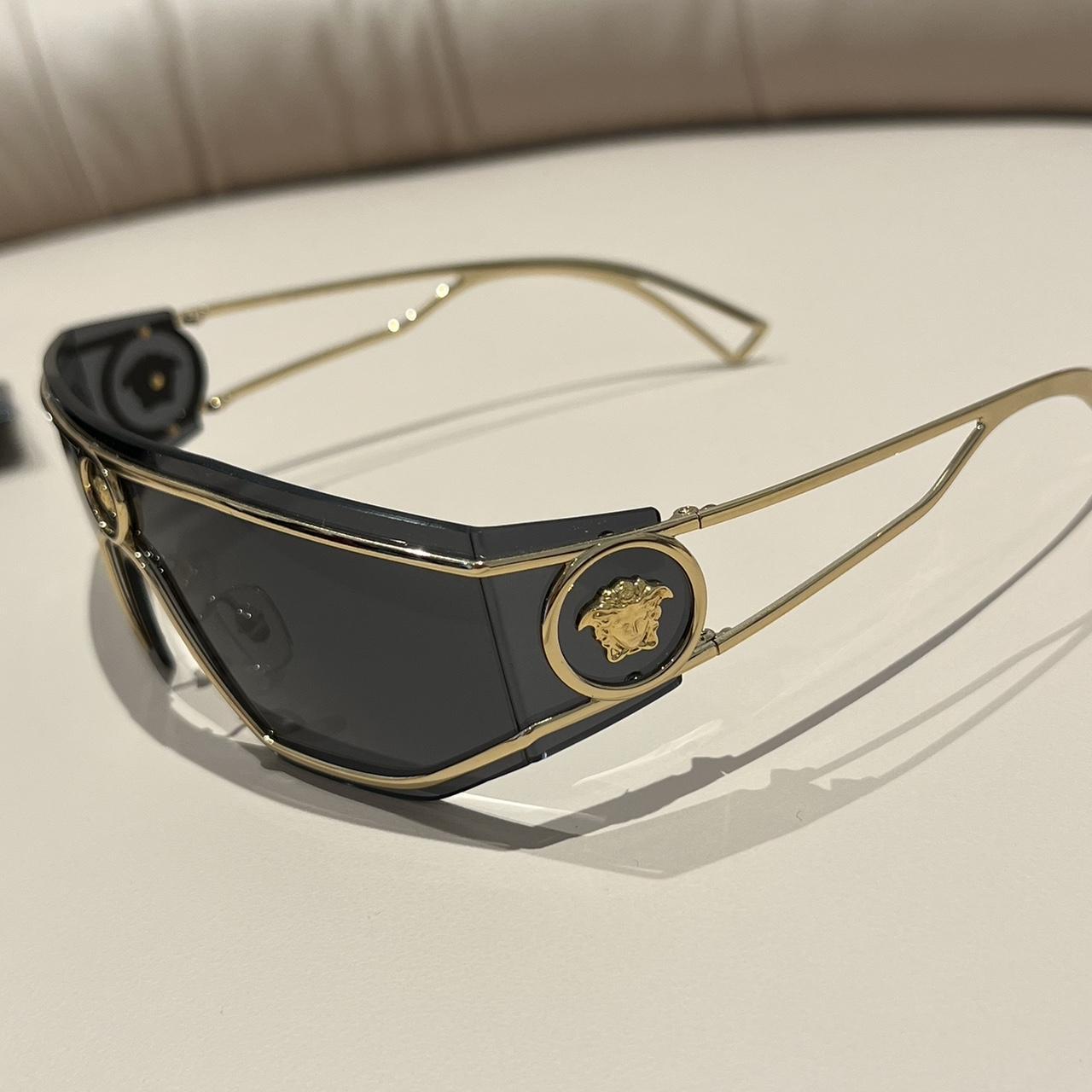 Versace mirrored sunglasses Depop