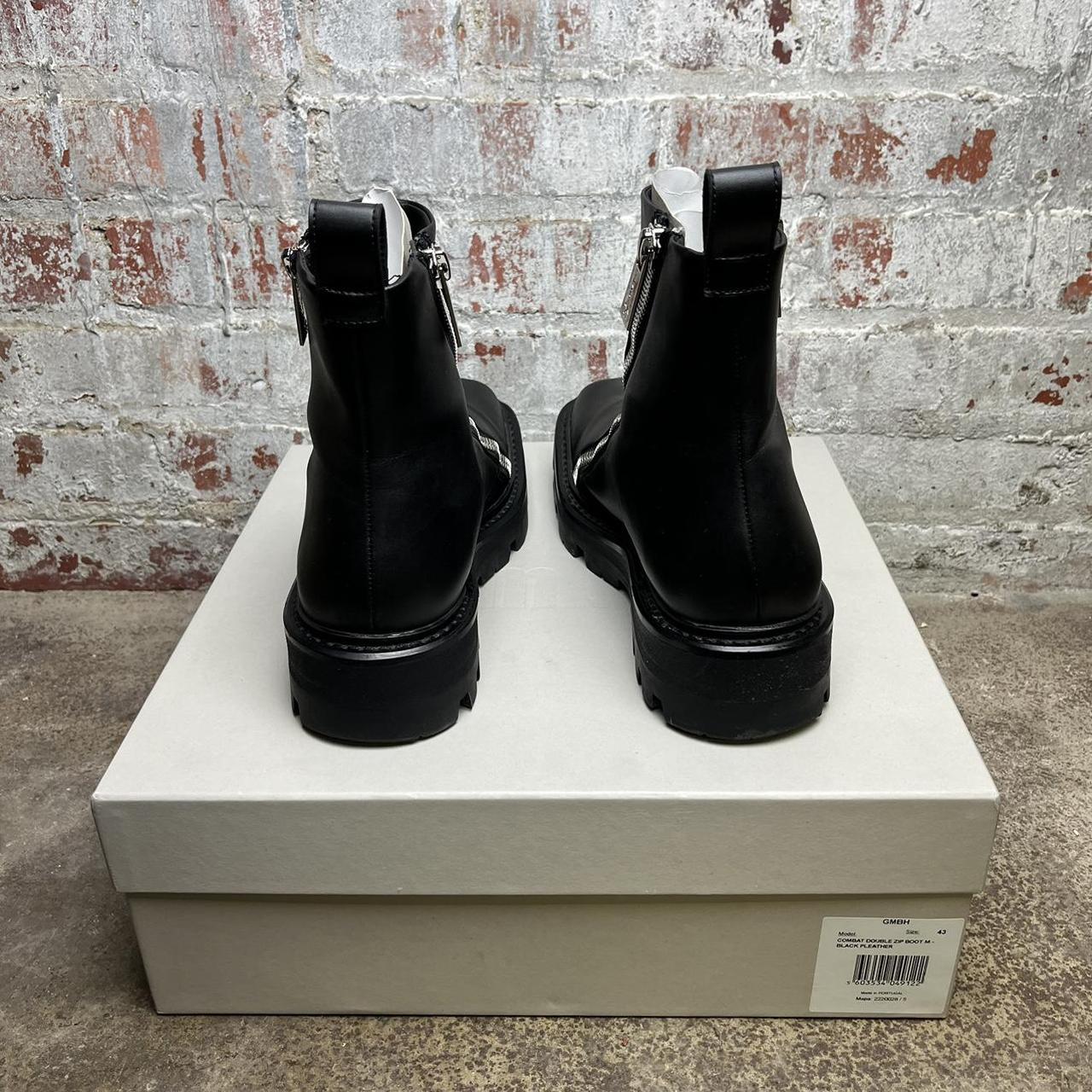 GmbH Men's Black and Silver Boots (4)