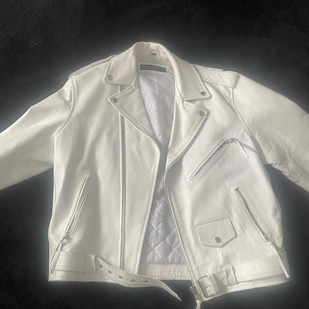 Smart range leather on sale jacket